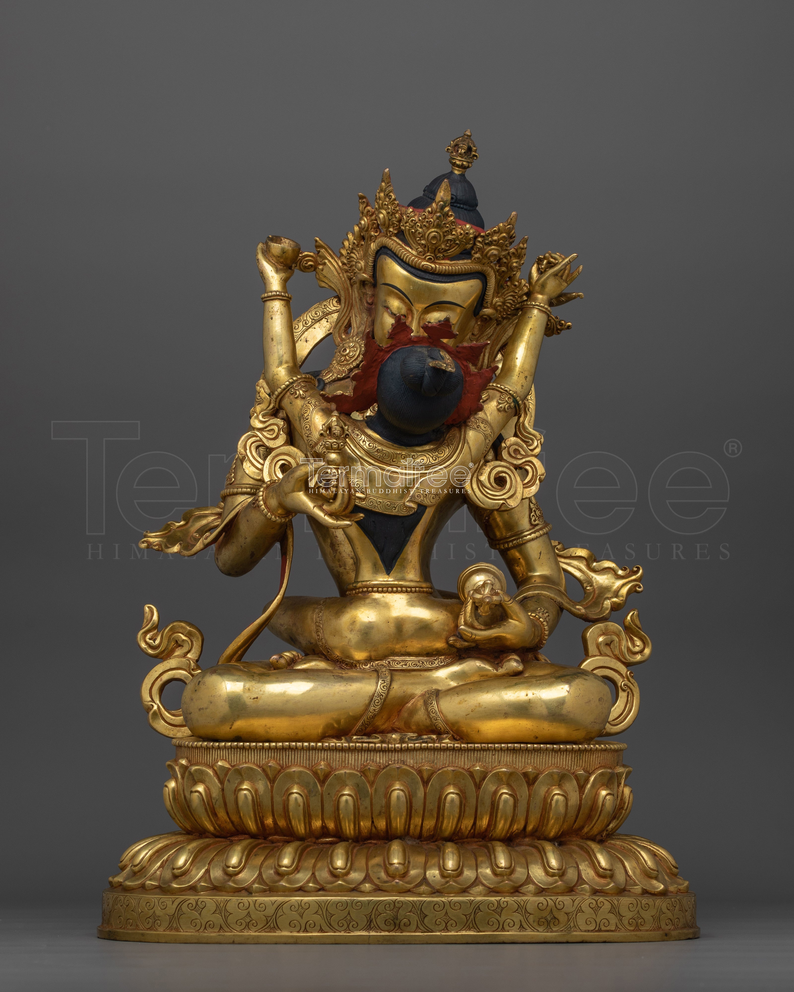 Sacred Vajrasattva Yab Yum Figurine | Symbol of Tantric Unity and Path to Enlightenment