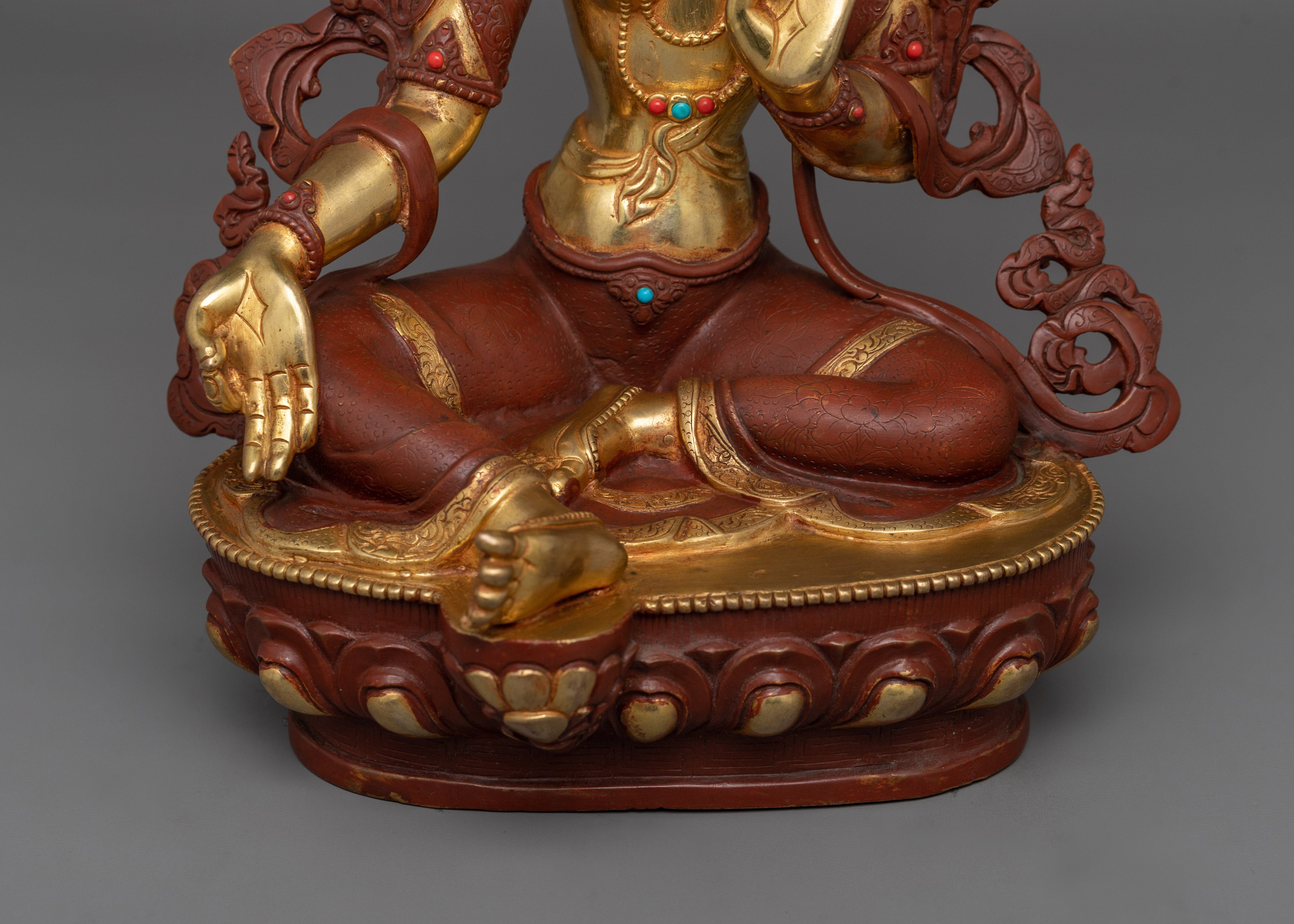 Compassionate Goddess Syamatara Figurine | Mother of All Buddha