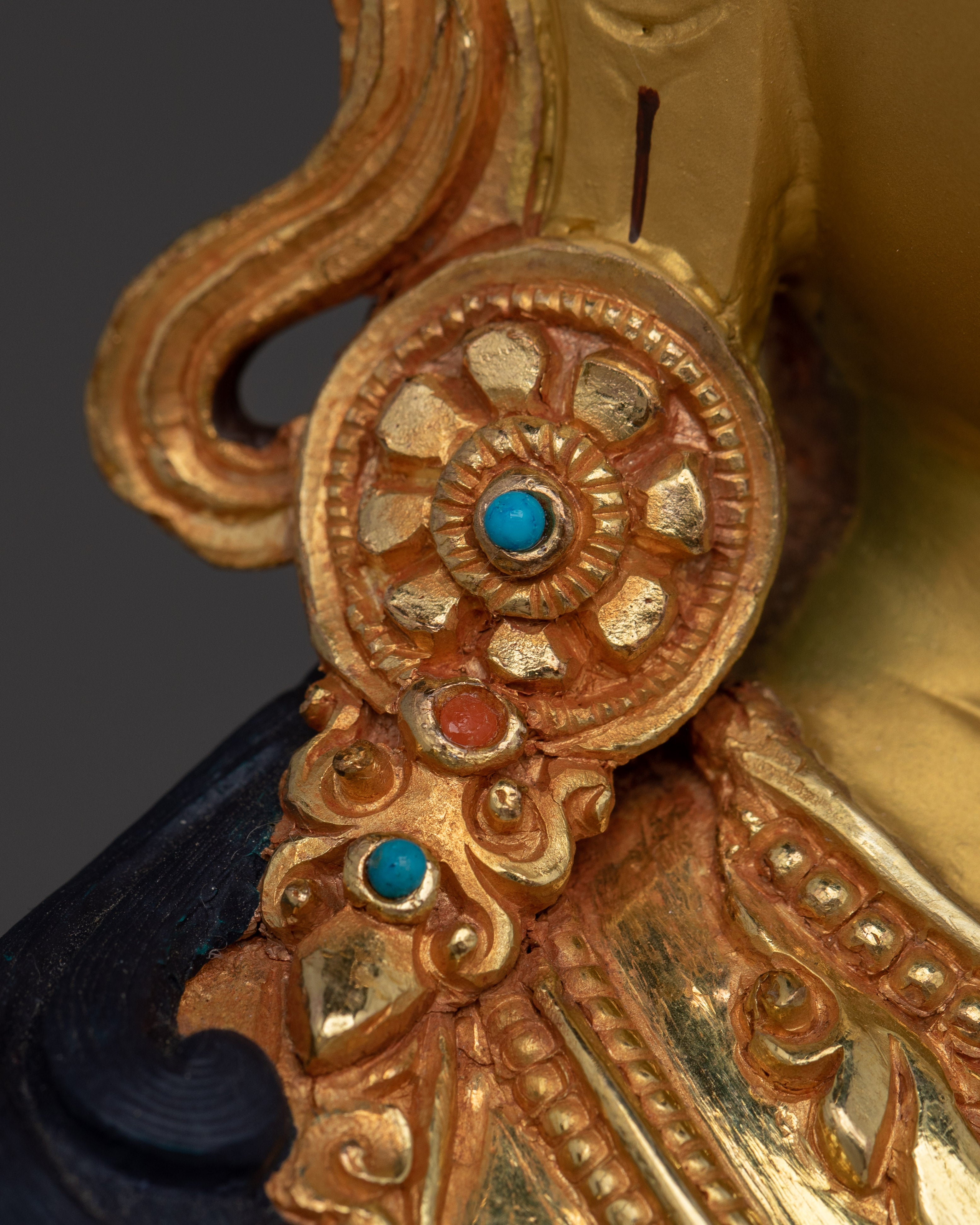 Tibetan Manjushri Figurine for Shrine | Guide to Knowledge and Spiritual Awakening