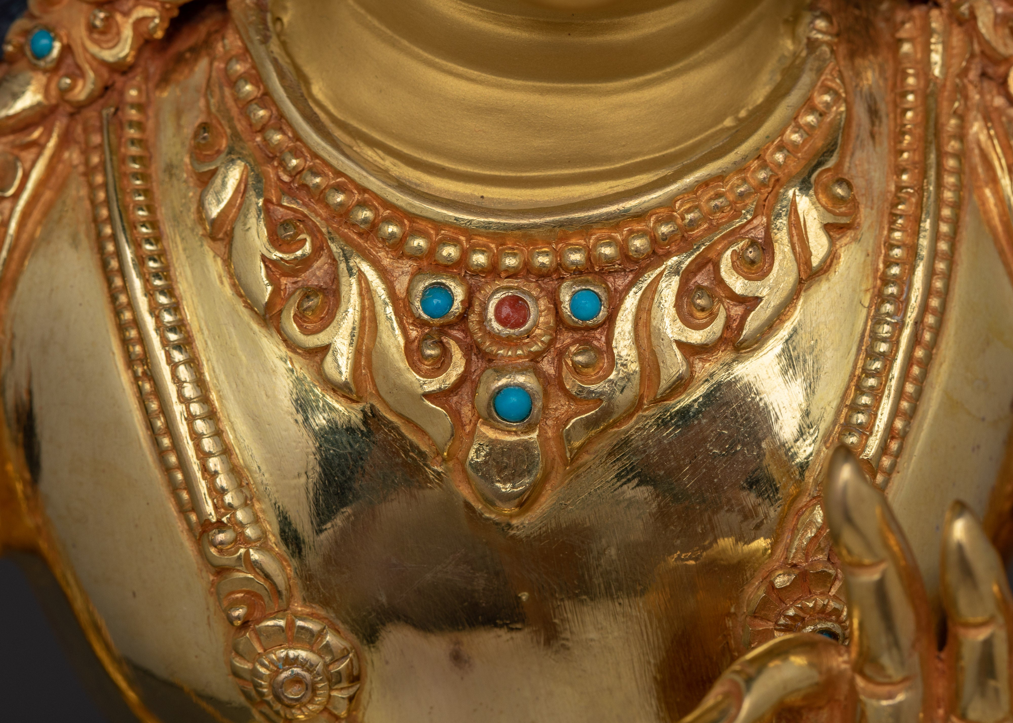 Tibetan Manjushri Figurine for Shrine | Guide to Knowledge and Spiritual Awakening