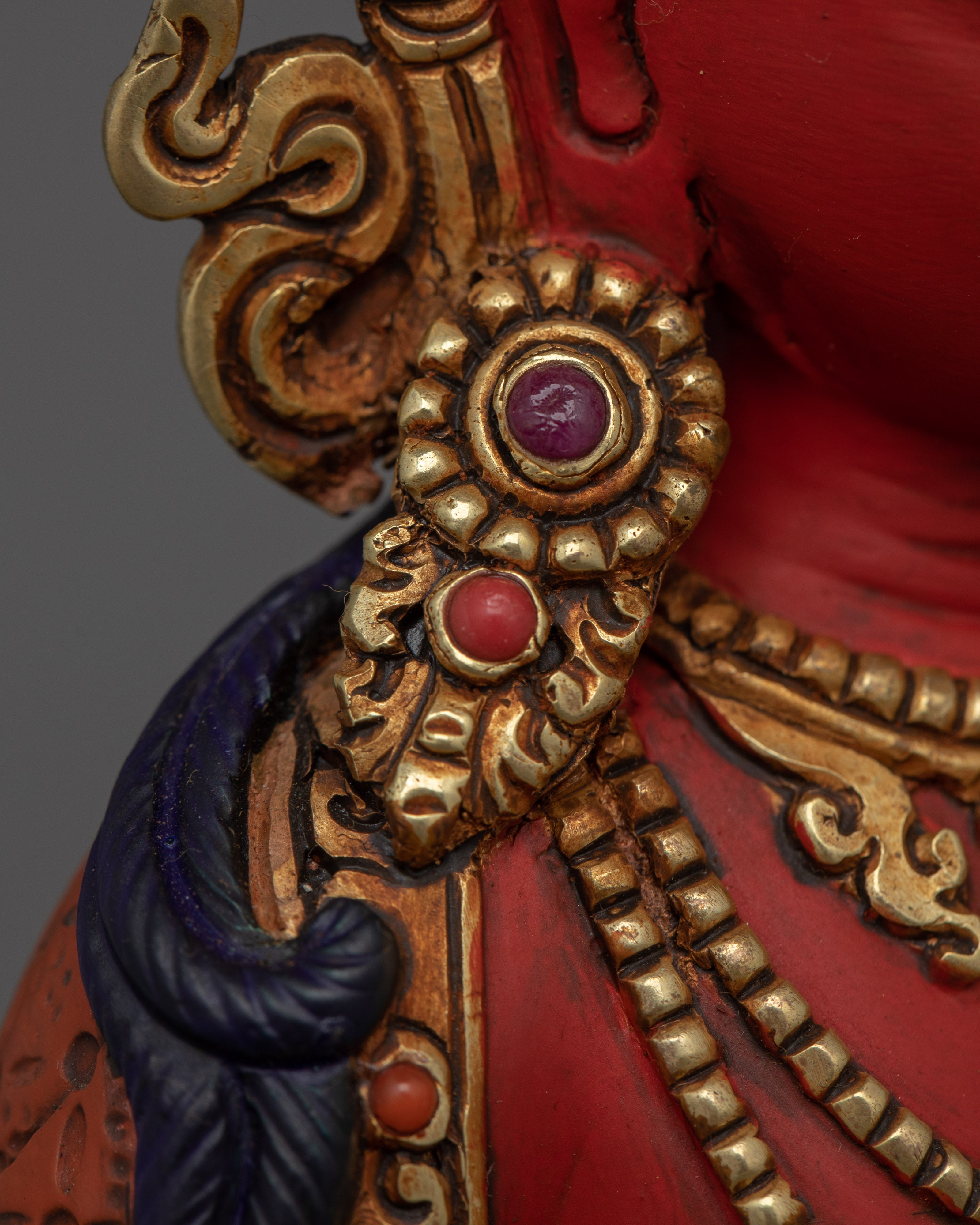 Meditation Statue of Amitayus Buddha of Long life deity | Tranquil Dharma Figurine