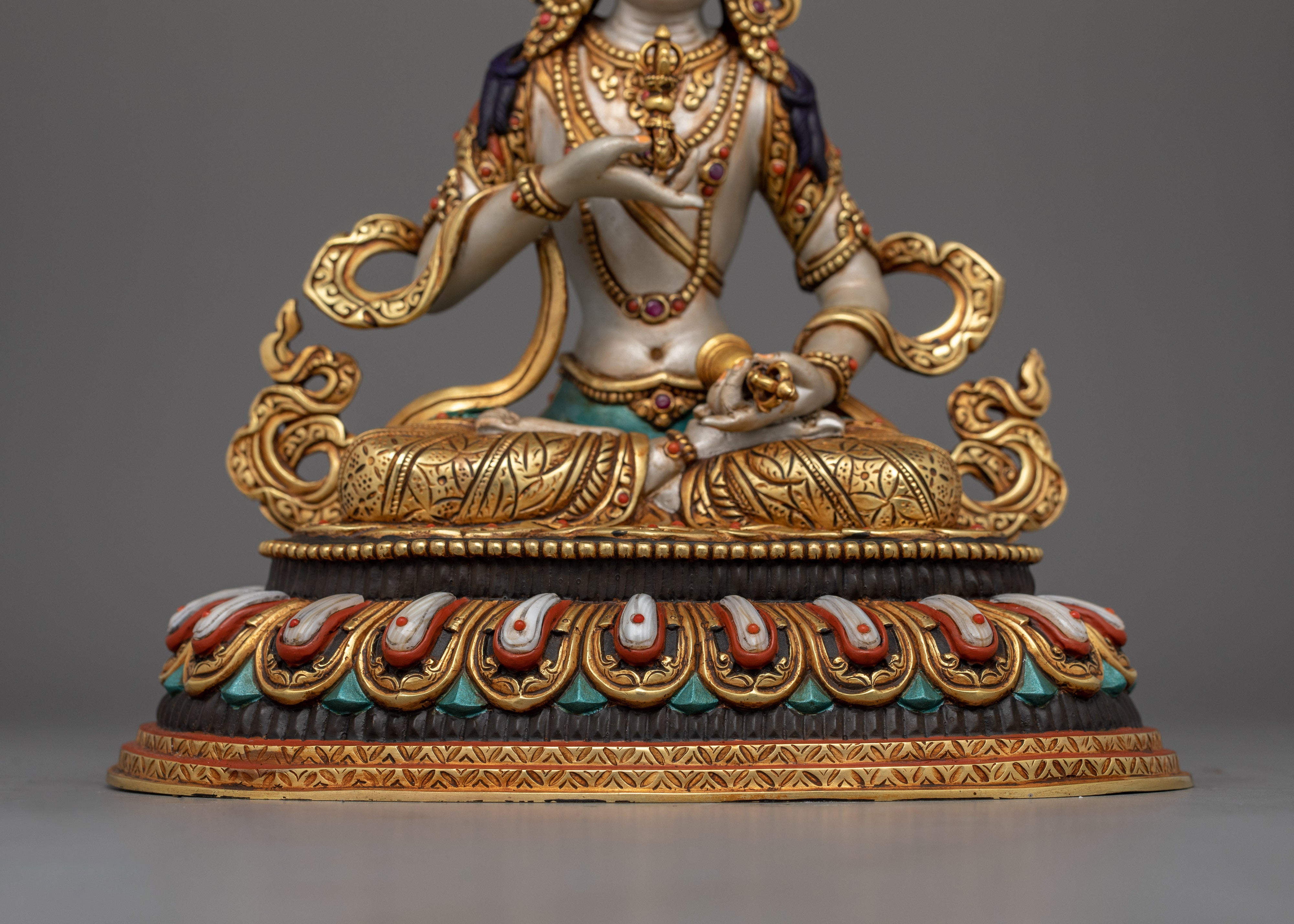 Vajrasattva Lord of Purification Sculpture | Tibetan Buddhist Figurine
