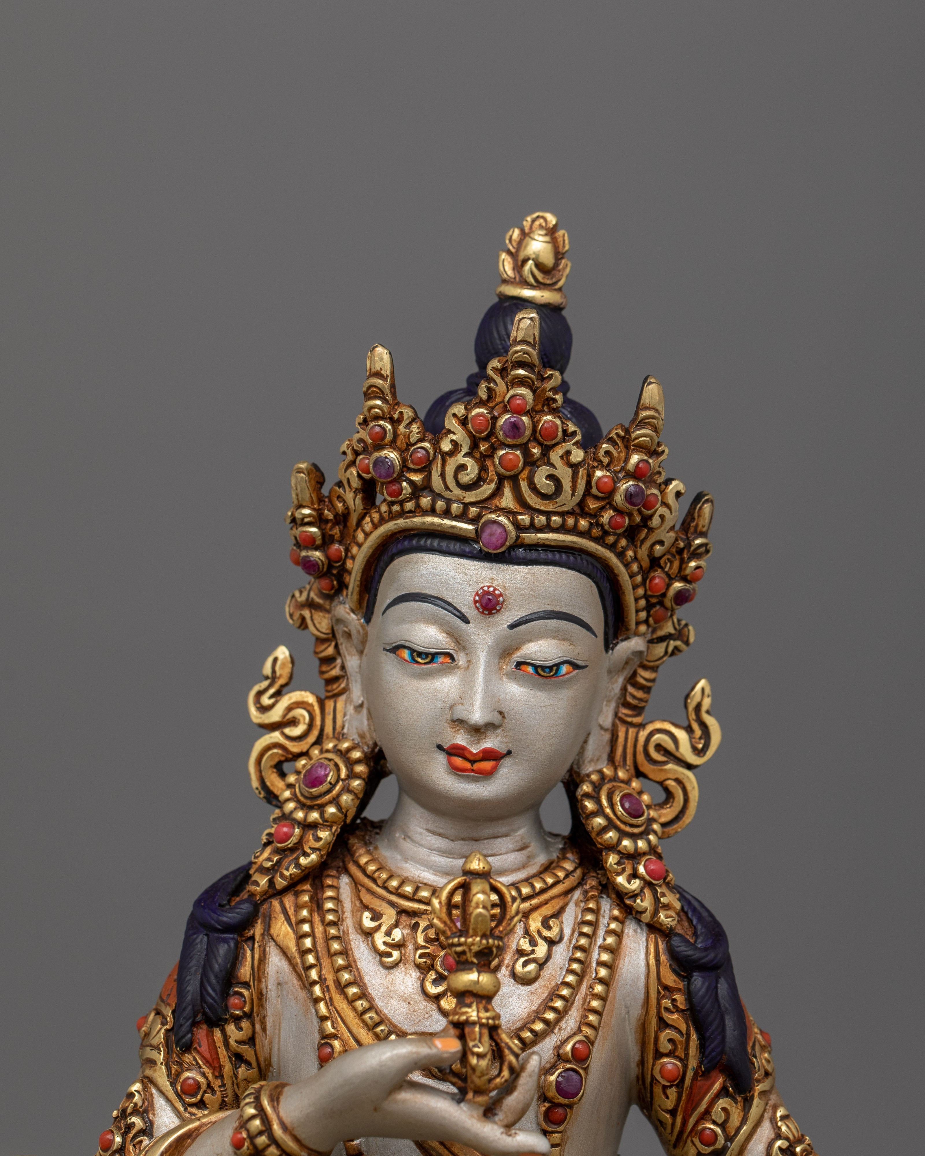 Vajrasattva Lord of Purification Sculpture | Tibetan Buddhist Figurine