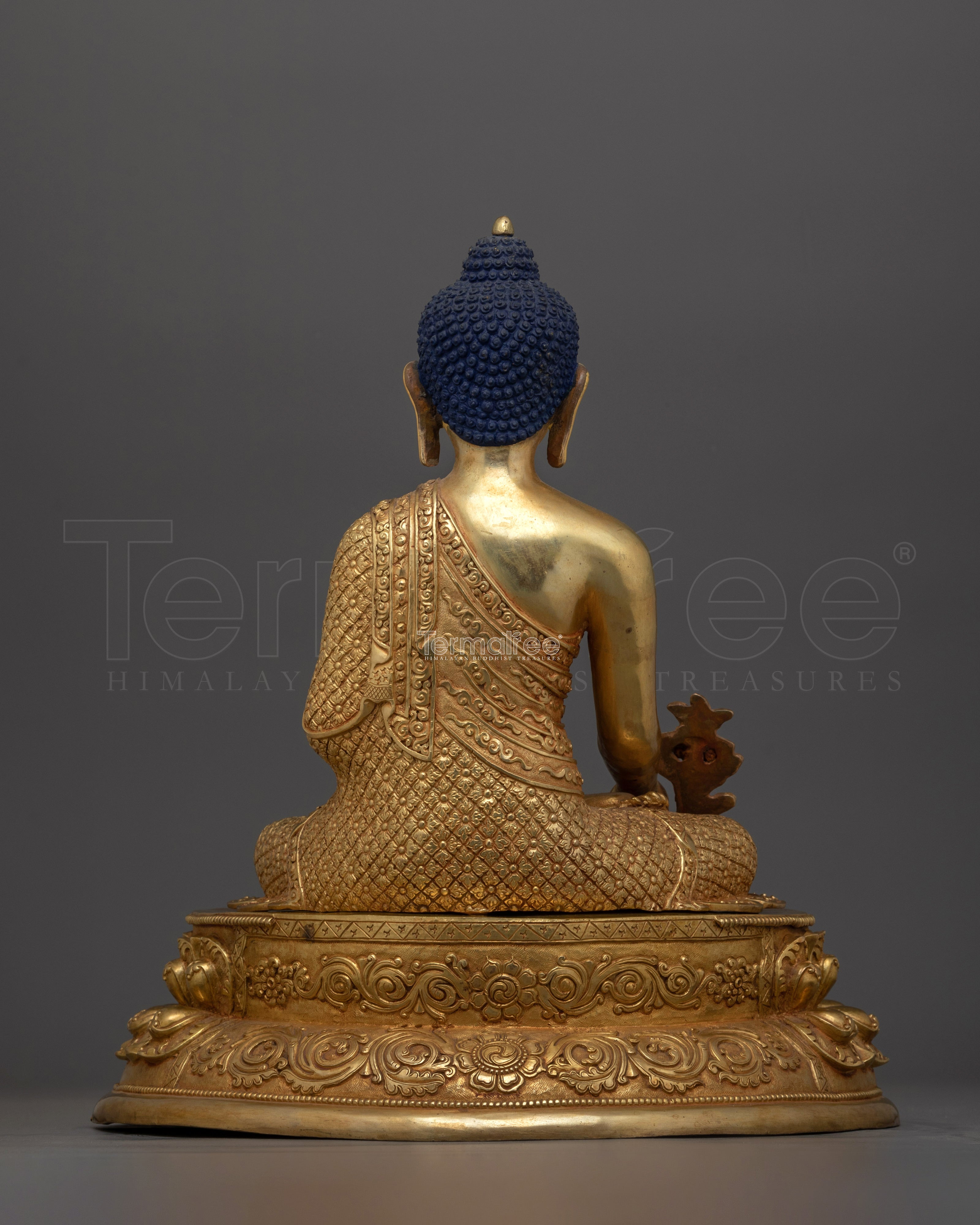 Tibetan Figurine Vaidurya Prabha Raja (Medicine Buddha) | Revered Figure in Buddhist Tradition