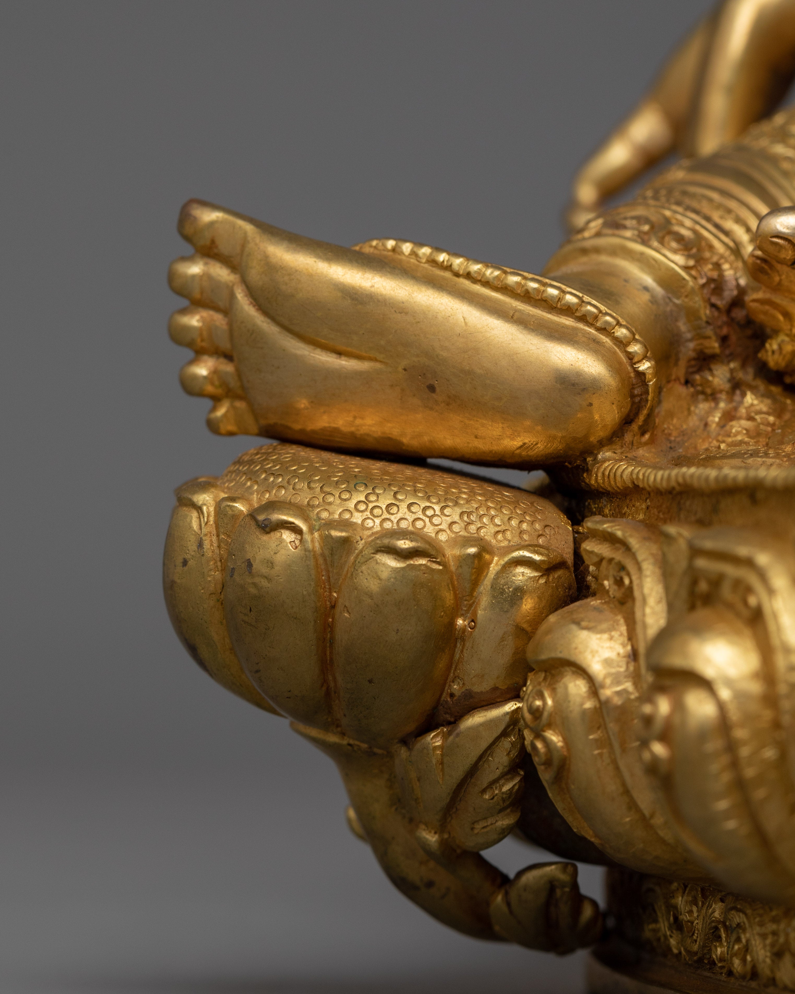 Female Buddha Sgrol Ljang Statue (Green Tara) | Tibetan Buddhism Art