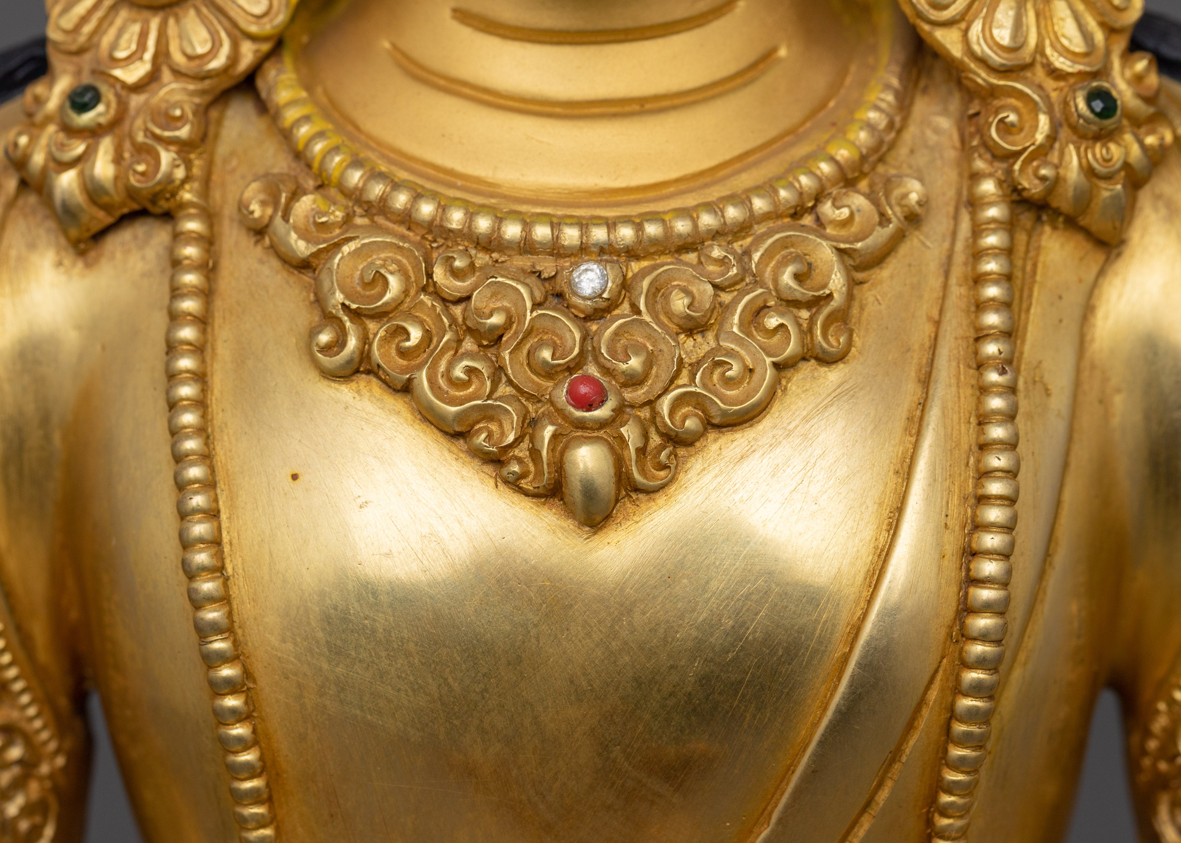 The Deity of Health and Longevity Amitayus Figurine | Sacred Spiritual Decor