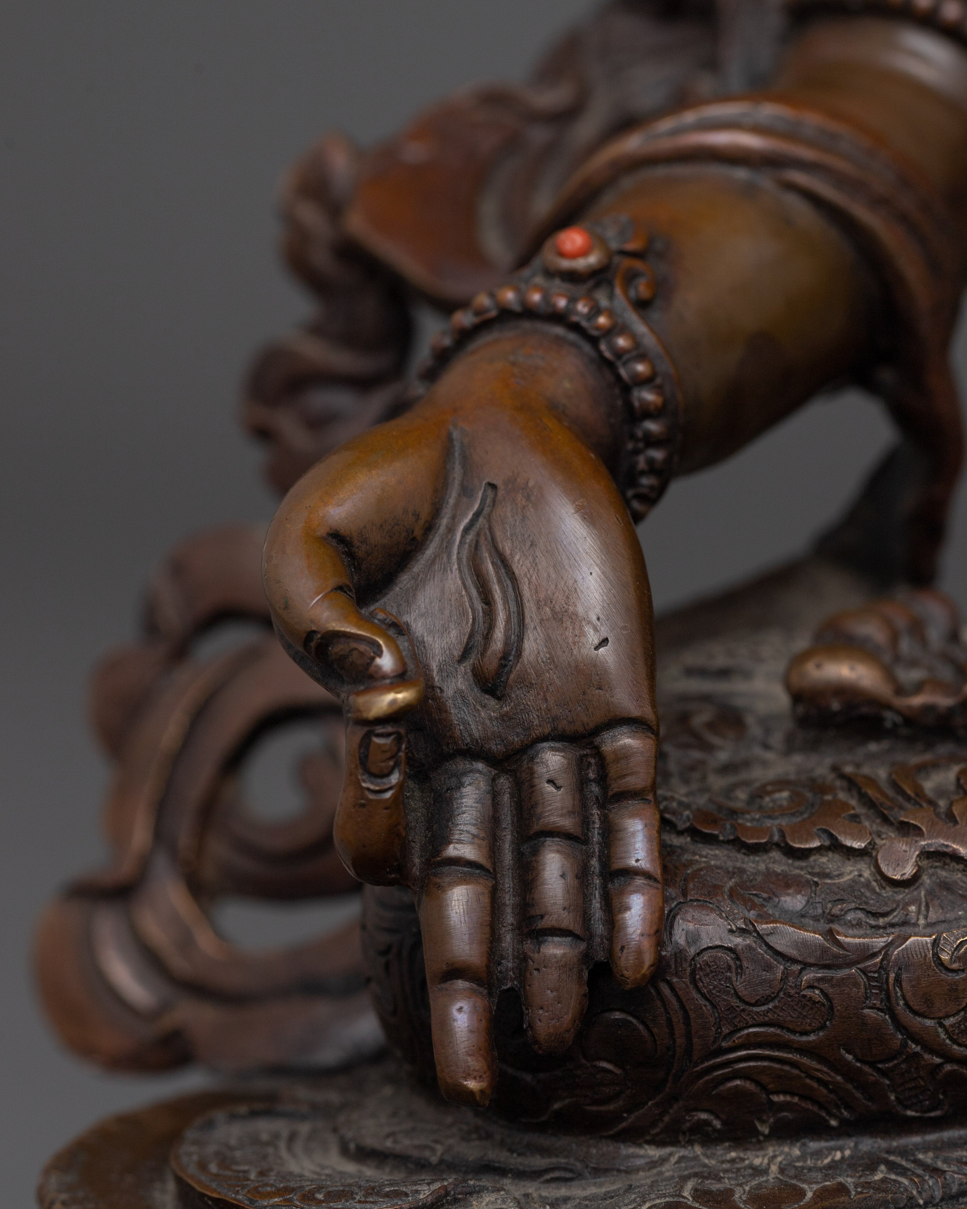 White Tara Mother of All Buddhas Statue | Hand-Crafted Oxidized Sculpture