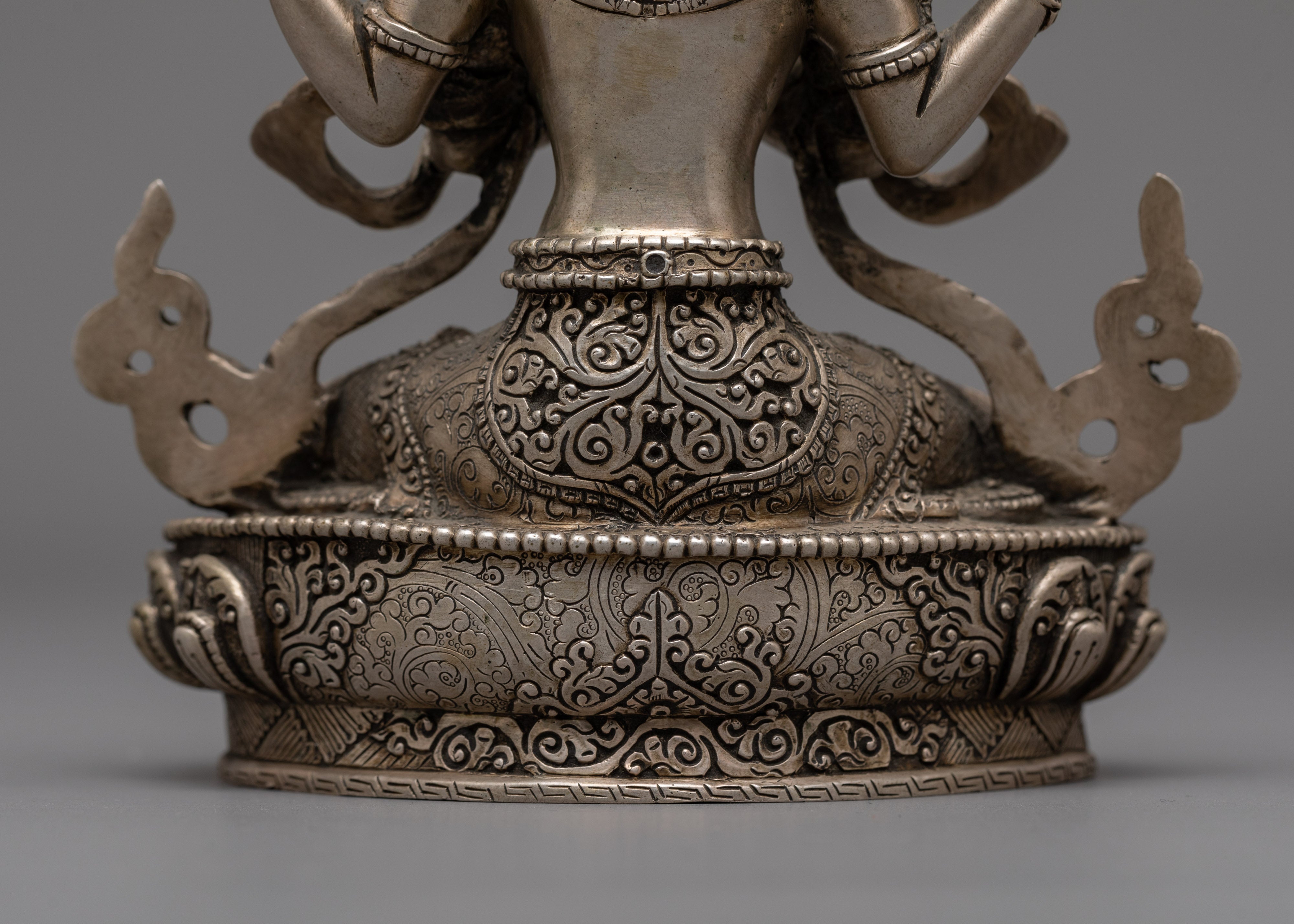 Tibetan Art Chenrezig Meditation Figurine | Ideal for Shrine Decoration