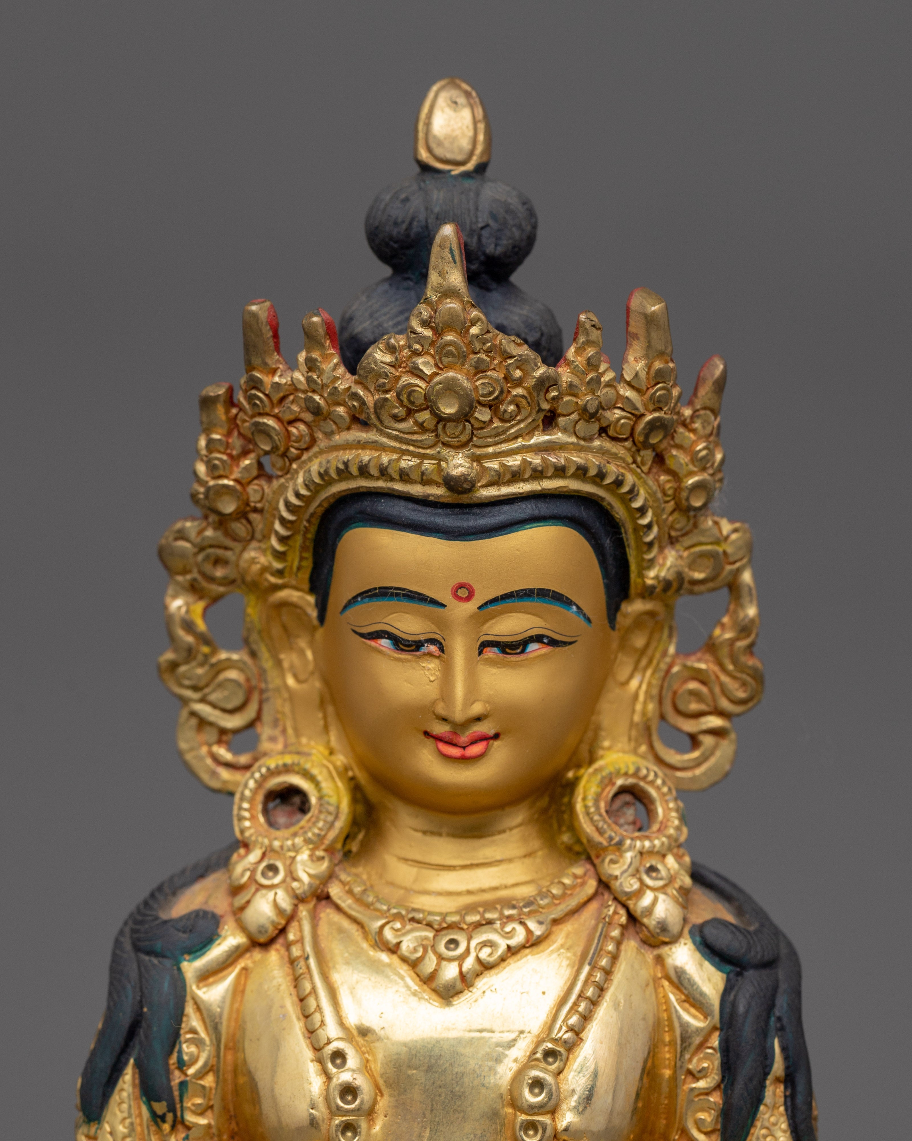 Amitayus Eternal Buddha Sculpture | The Buddha of Boundless Life