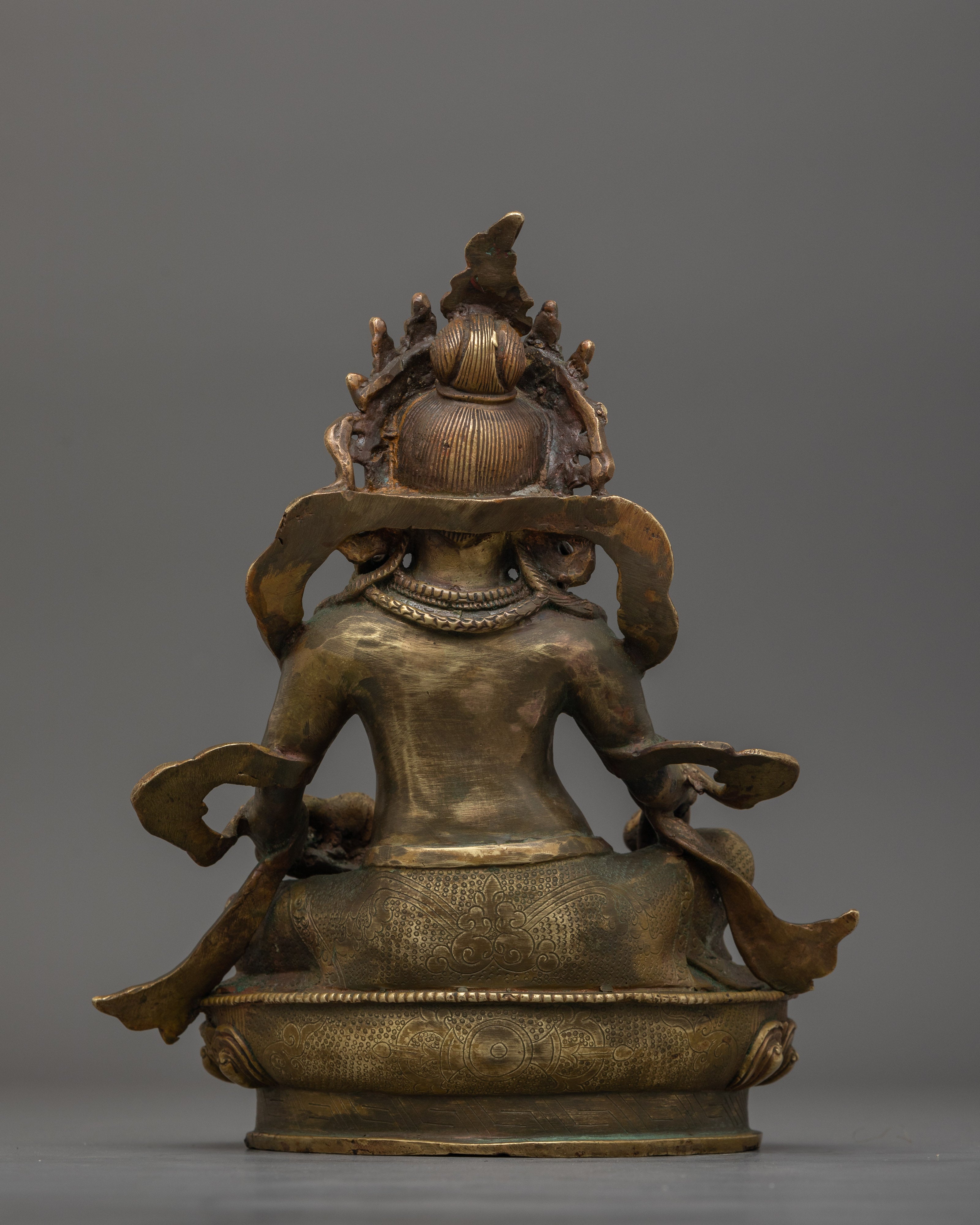 Spiritual Dharma Protector and Wealth Deity Dzambhala Sculpture | Buddha of Prosperity