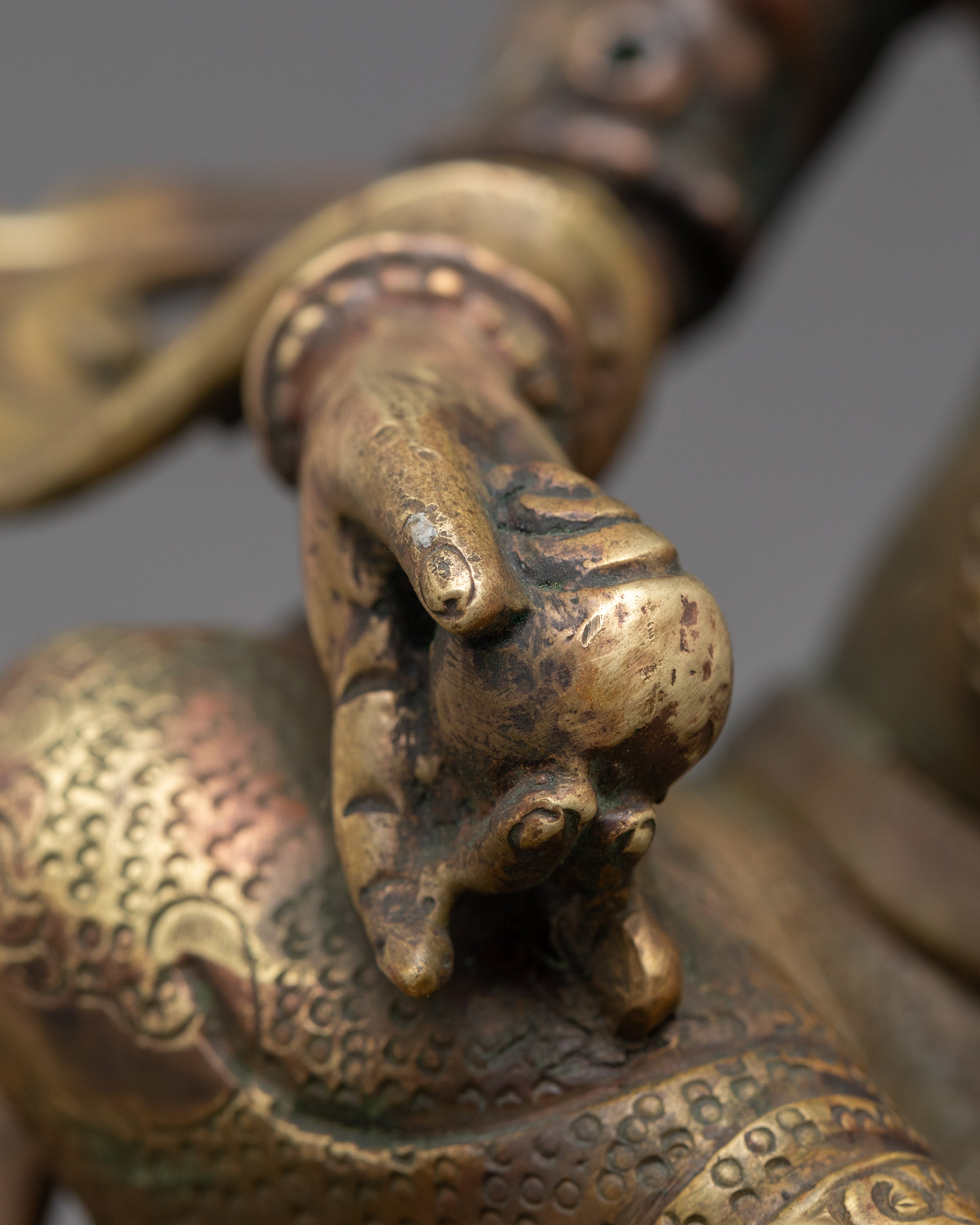 Spiritual Dharma Protector and Wealth Deity Dzambhala Sculpture | Buddha of Prosperity