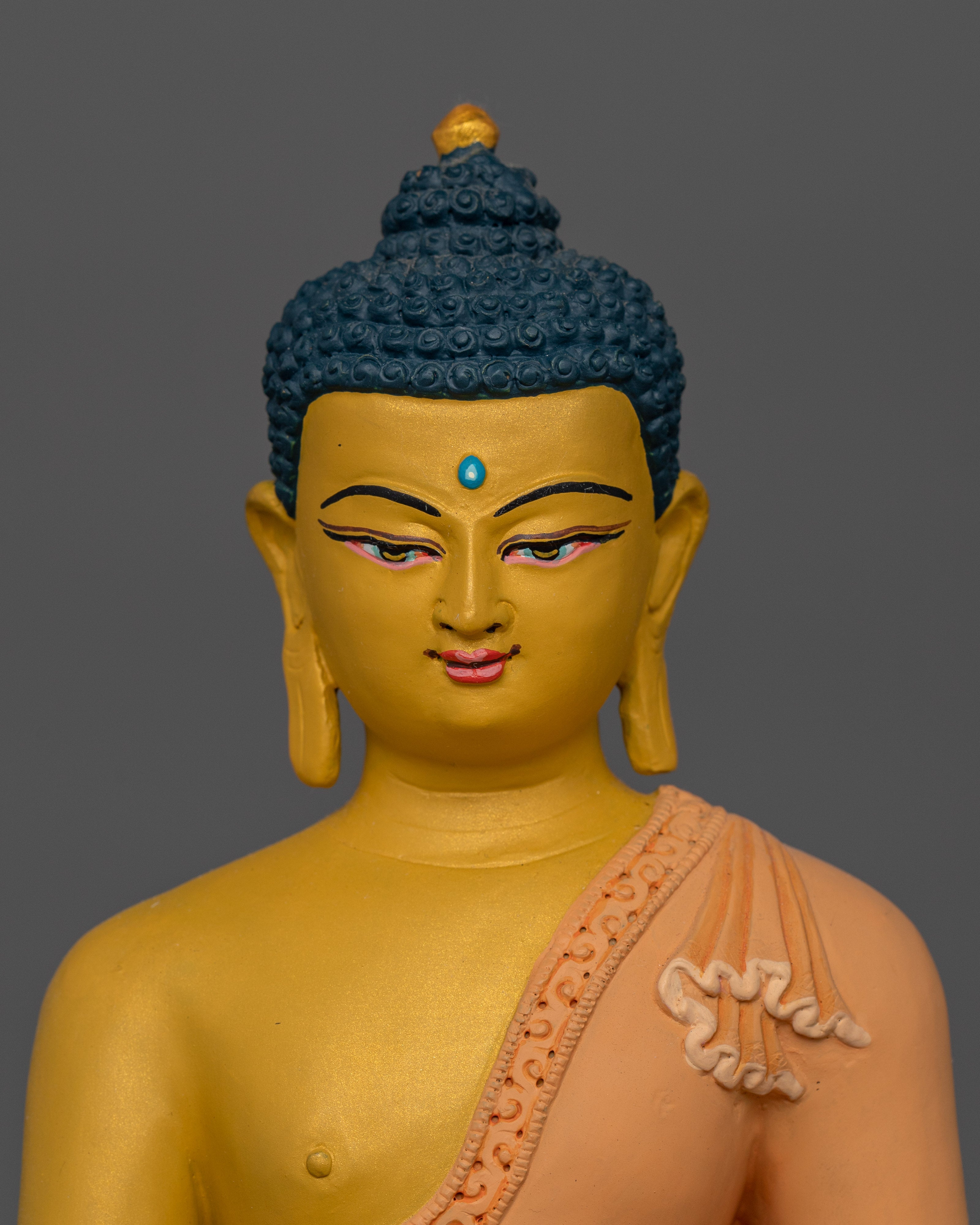 Shakyamuni Buddha Sacred Statue for Buddhist Shrine | Symbol of Inner Peace