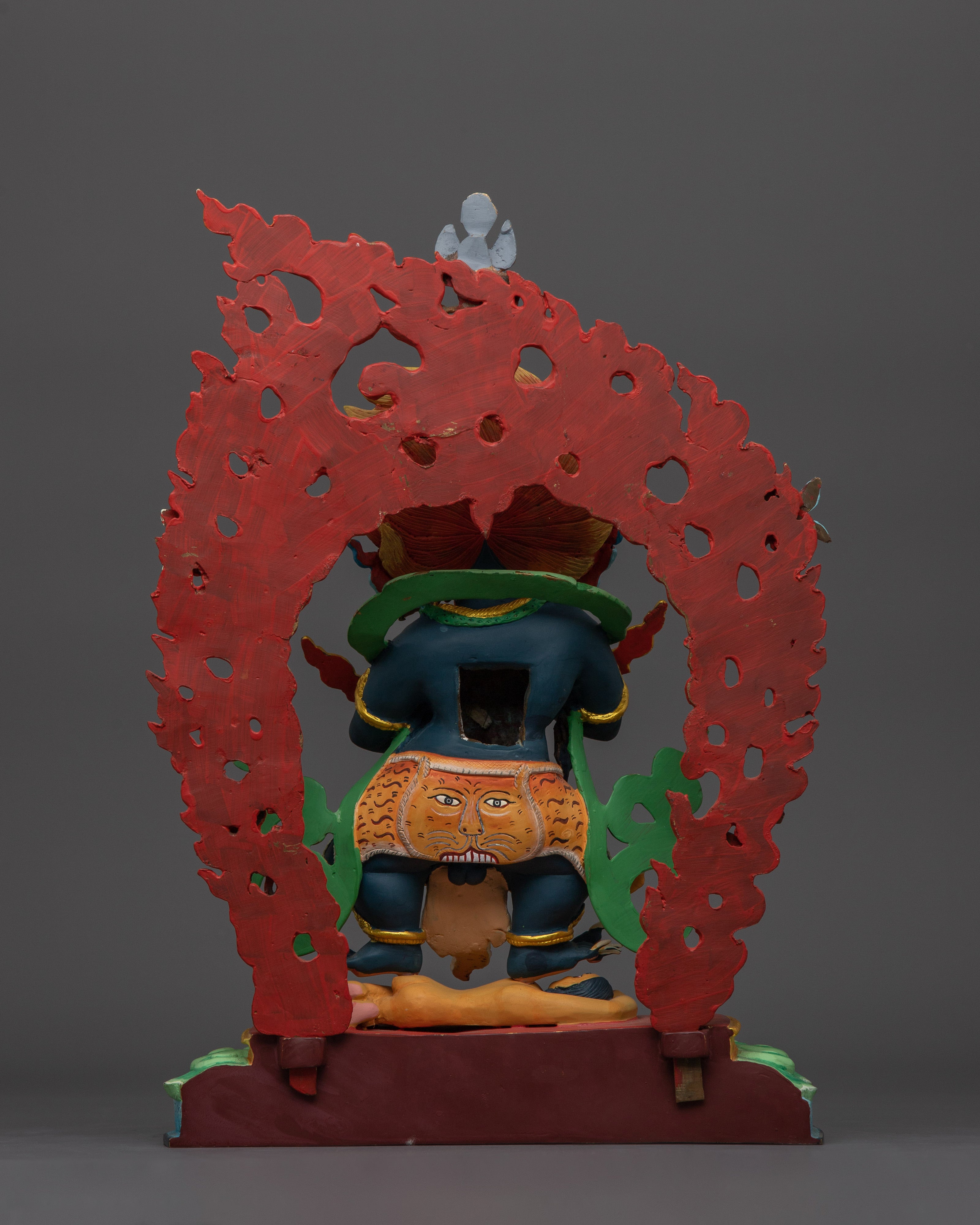 Sakya Mahakala Dharma Protector Statue | Wrathful Protector of the Dharma