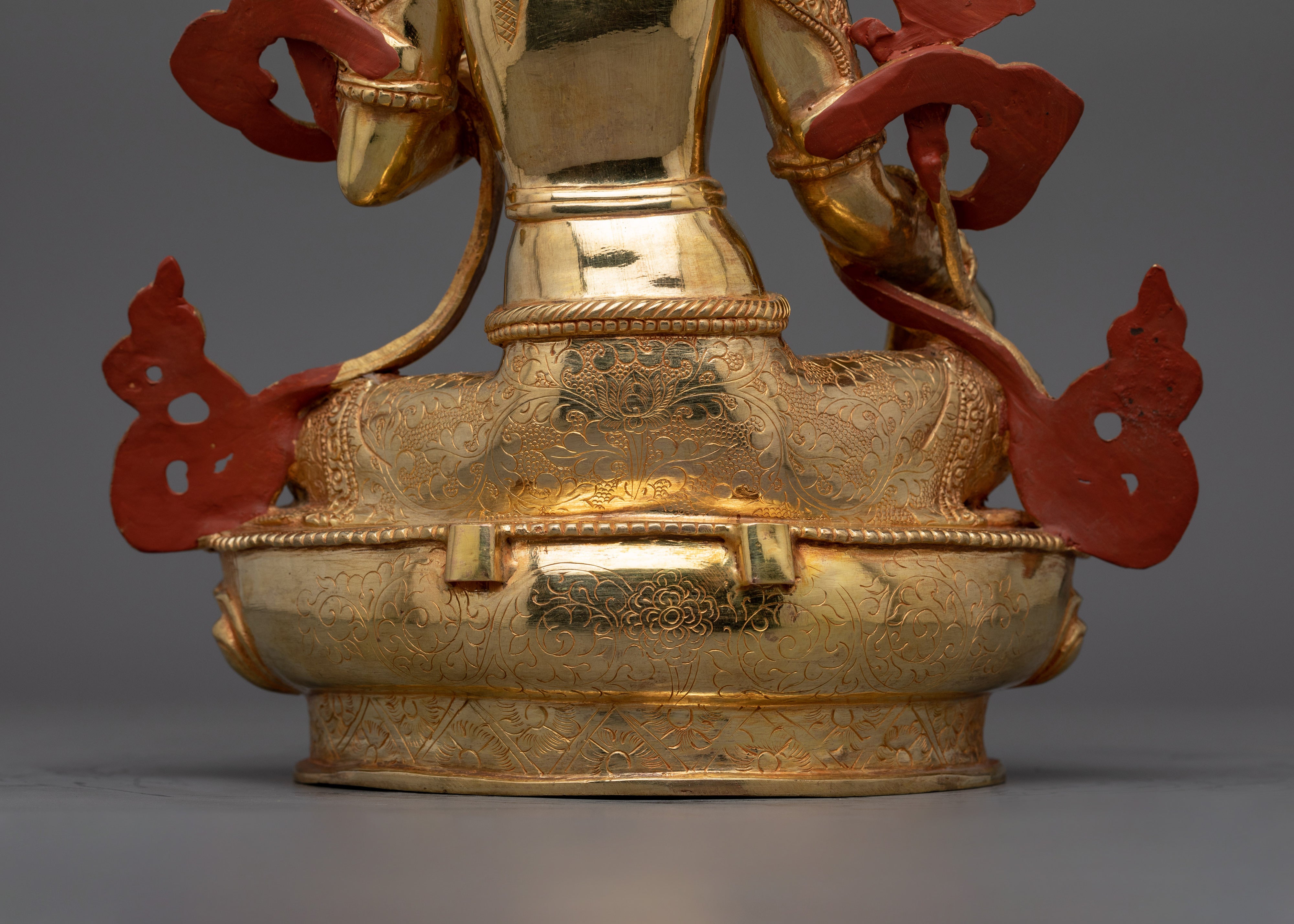 Healing Deity Sgrol Ljang Statue (Green Tara) | Mother of Liberation