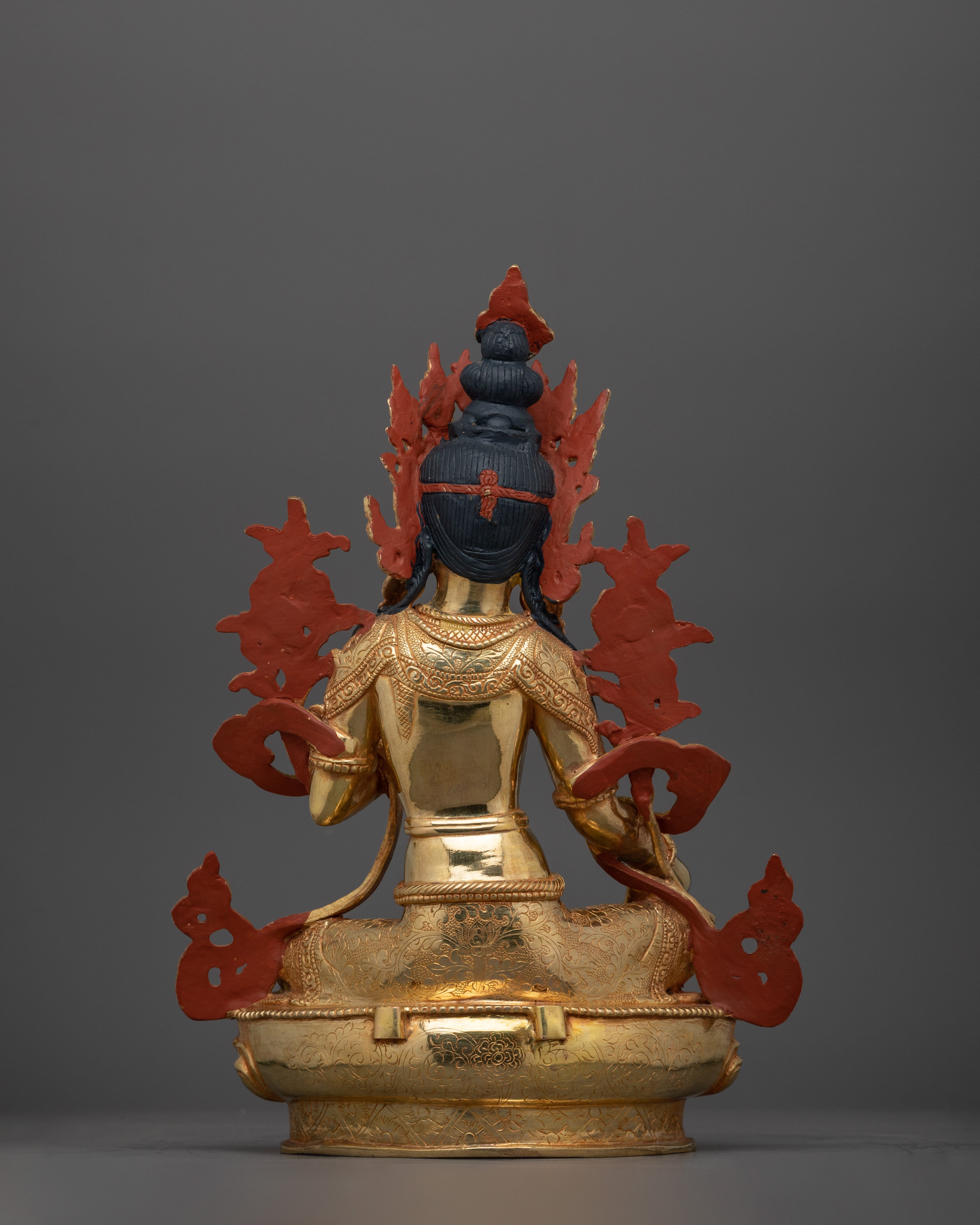 Healing Deity Sgrol Ljang Statue (Green Tara) | Mother of Liberation