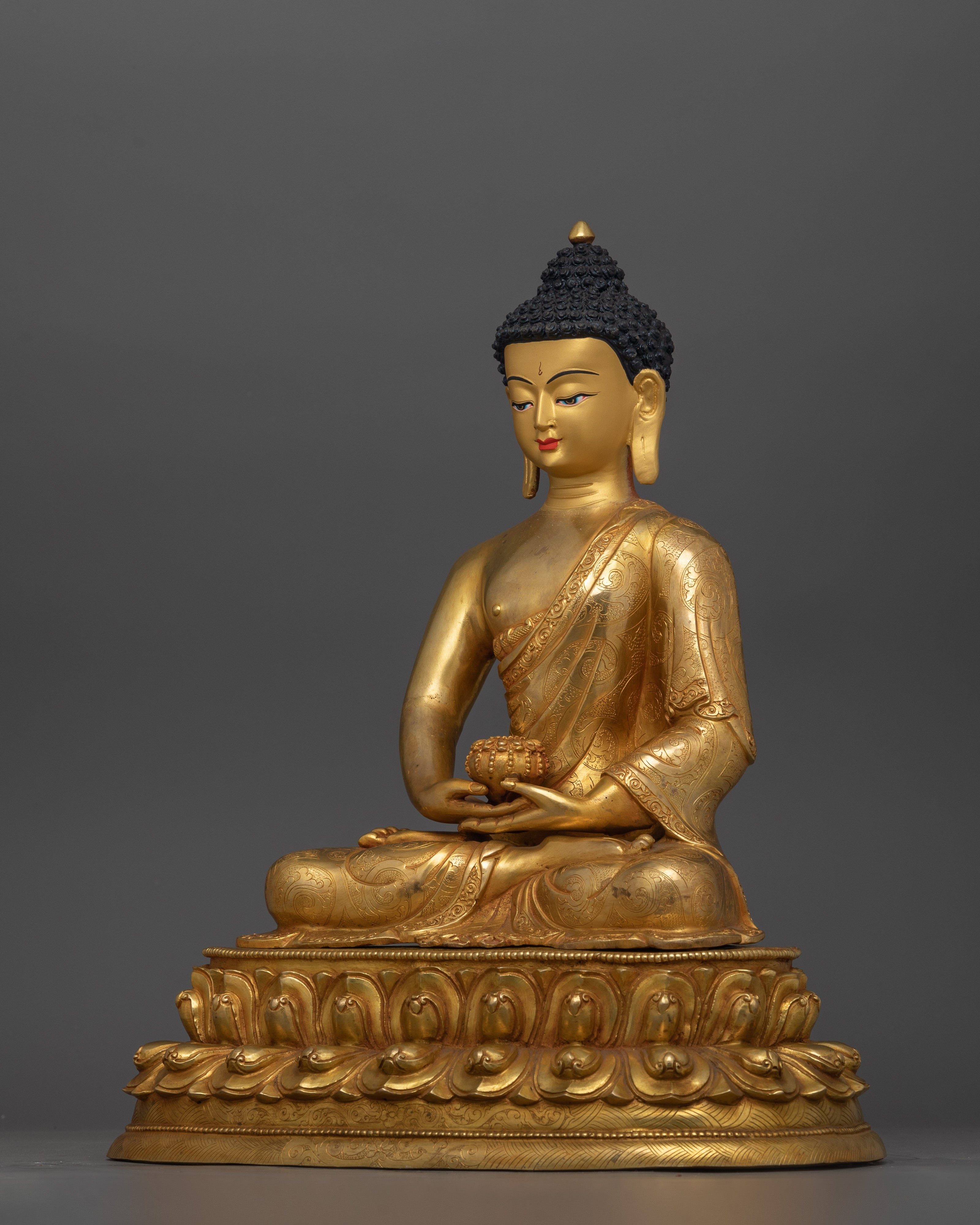 Sacred Pure Land Buddha Amitabha Statue | Lord of Sukhavati Buddha Figure