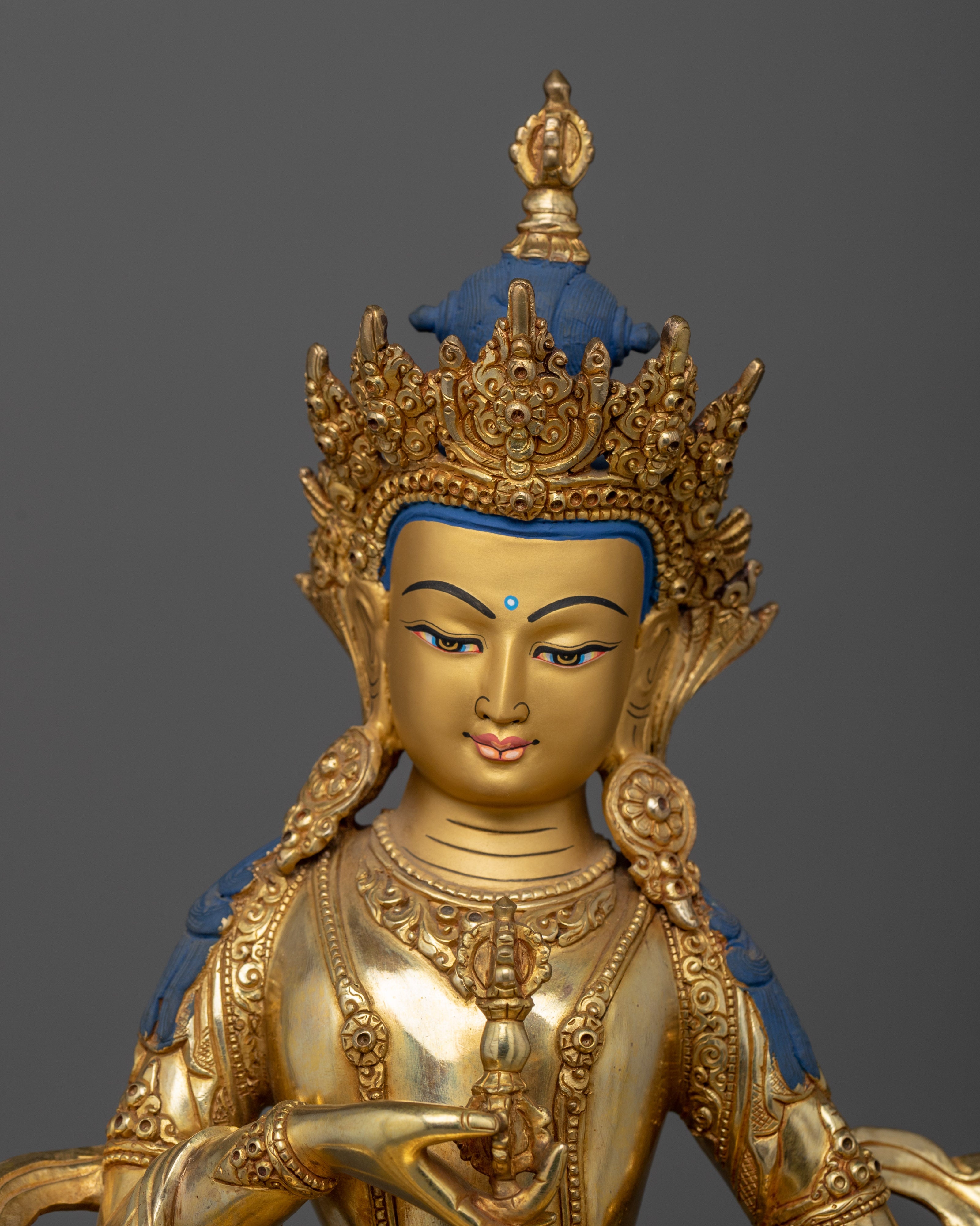 Vajrasattva Sculpture with Throne | A Divine Symbol of Purity and Blessings