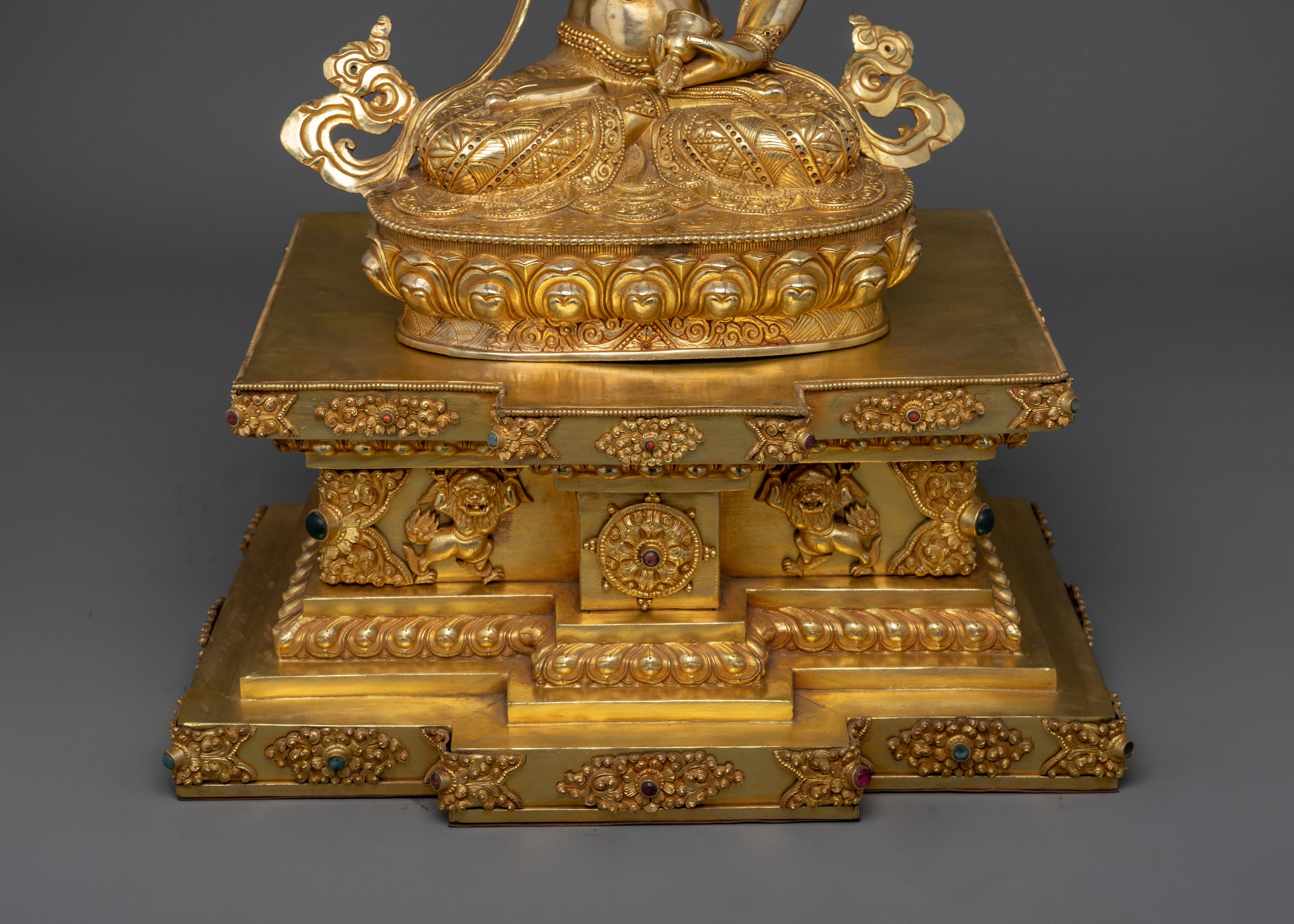 Vajrasattva Sculpture with Throne | A Divine Symbol of Purity and Blessings