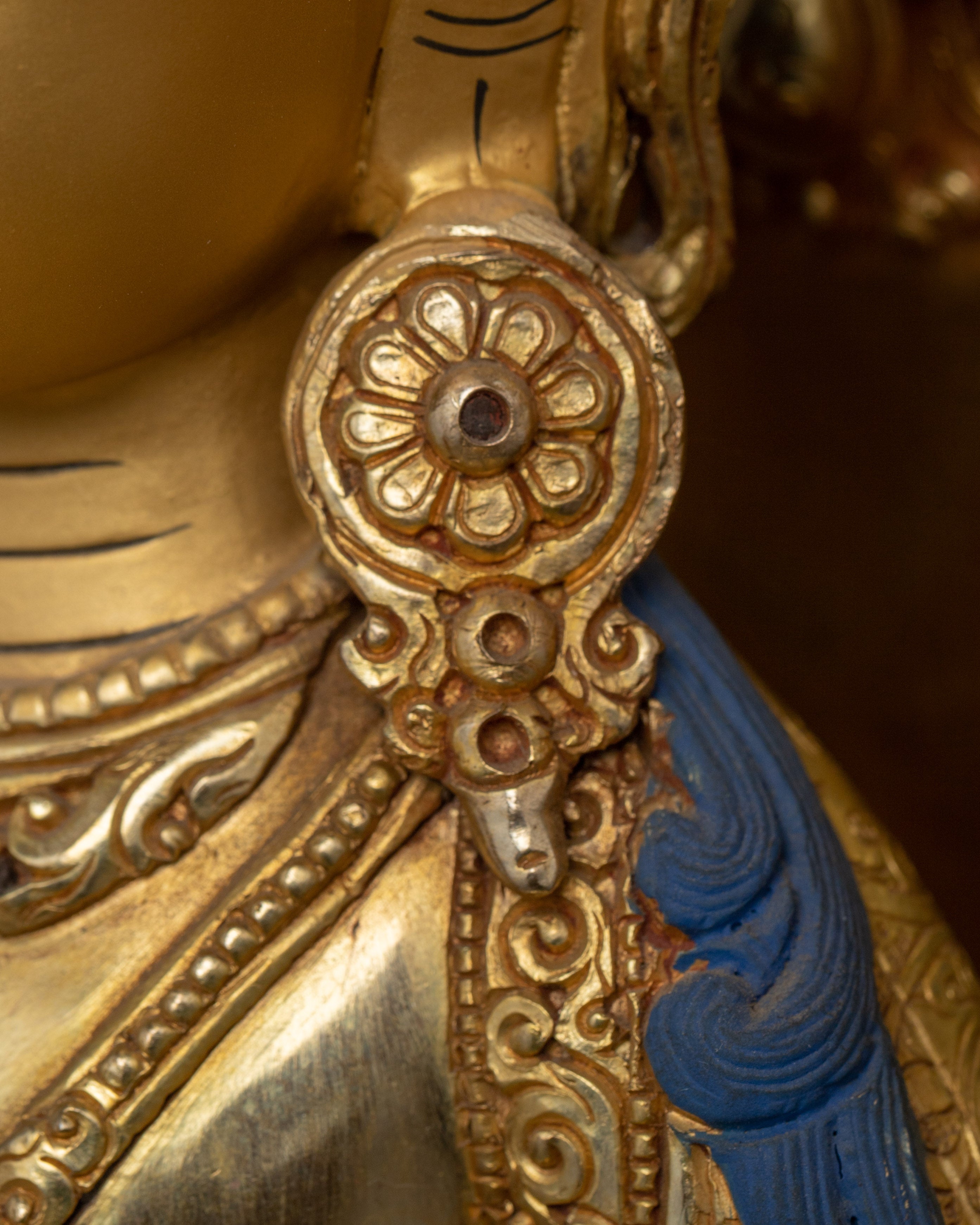 Vajrasattva Sculpture with Throne | A Divine Symbol of Purity and Blessings