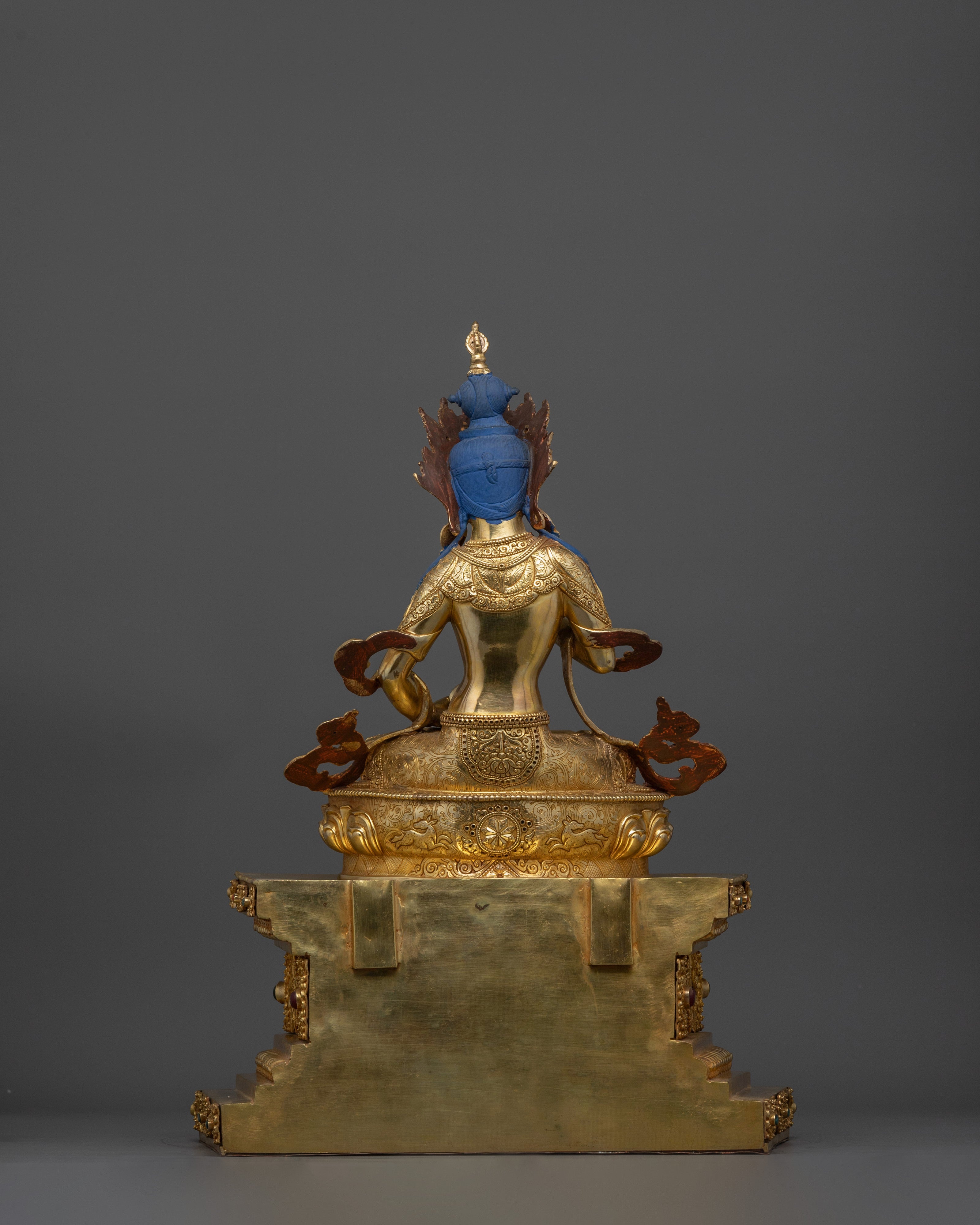 Vajrasattva Sculpture with Throne | A Divine Symbol of Purity and Blessings