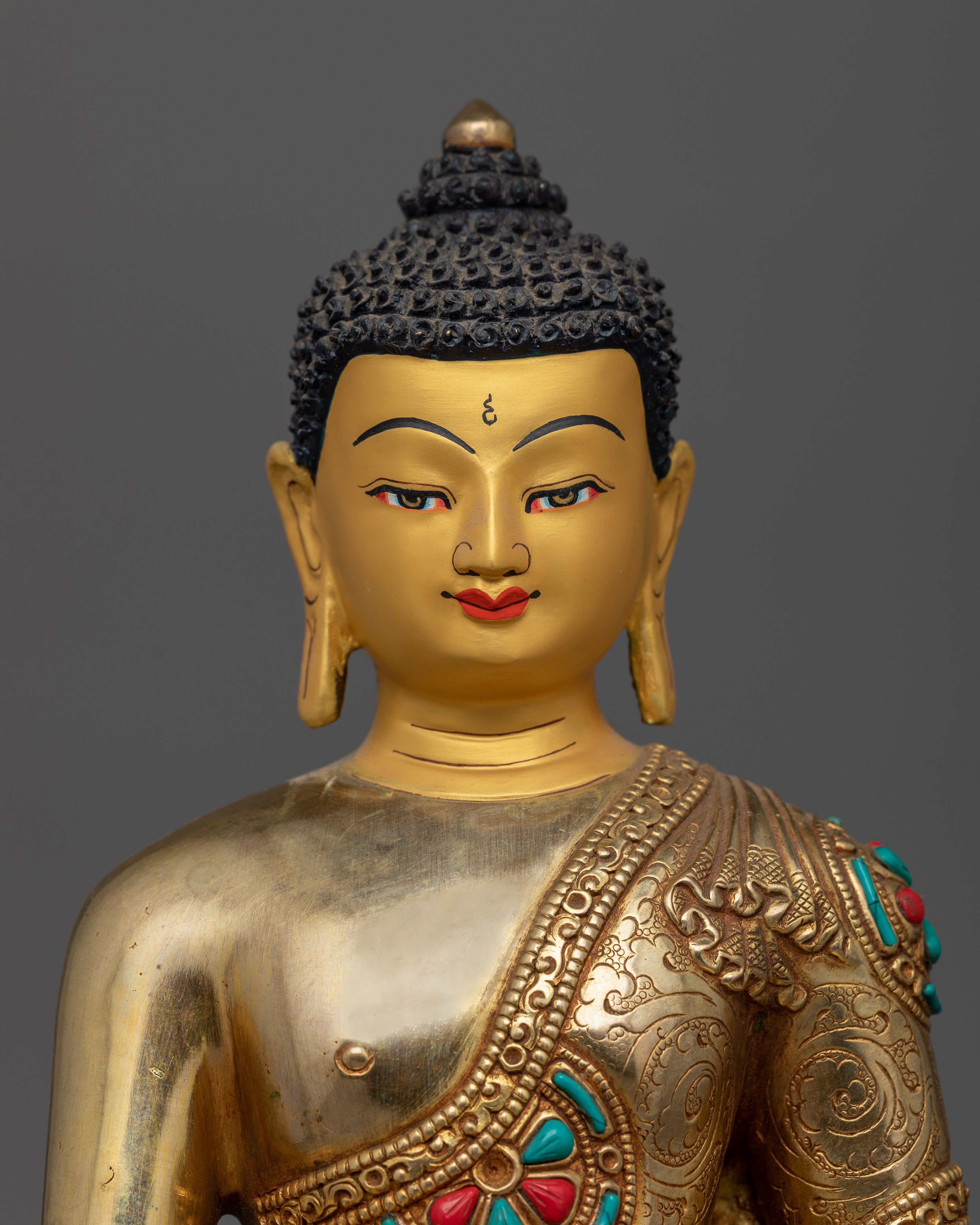 Peaceful Presence of Shakyamuni Buddha Sculpture | Historical Founder of Buddhism