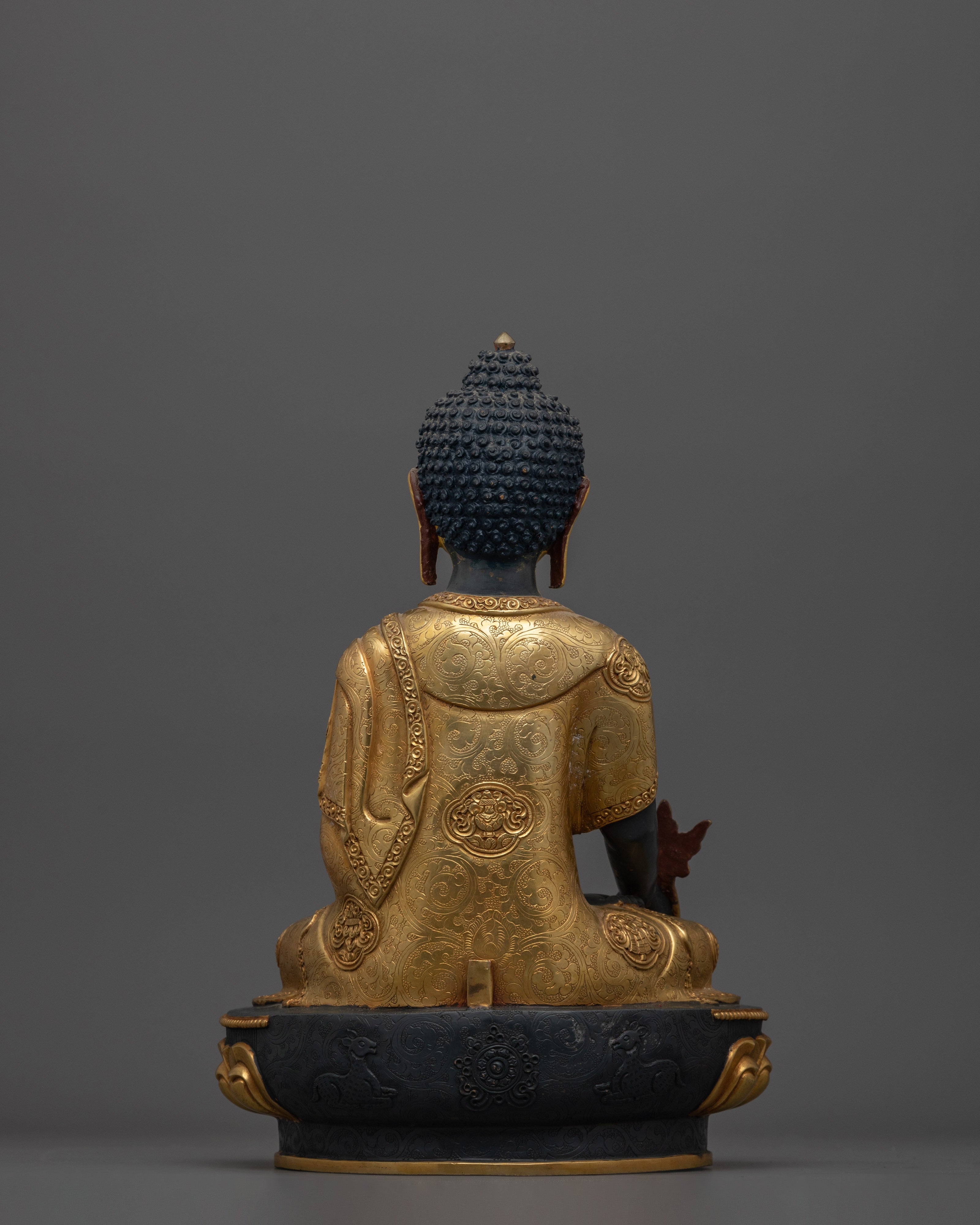 Healing Energy Bhaishajyaguru Medicine Buddha Sculpture | One of The Prominent Figures