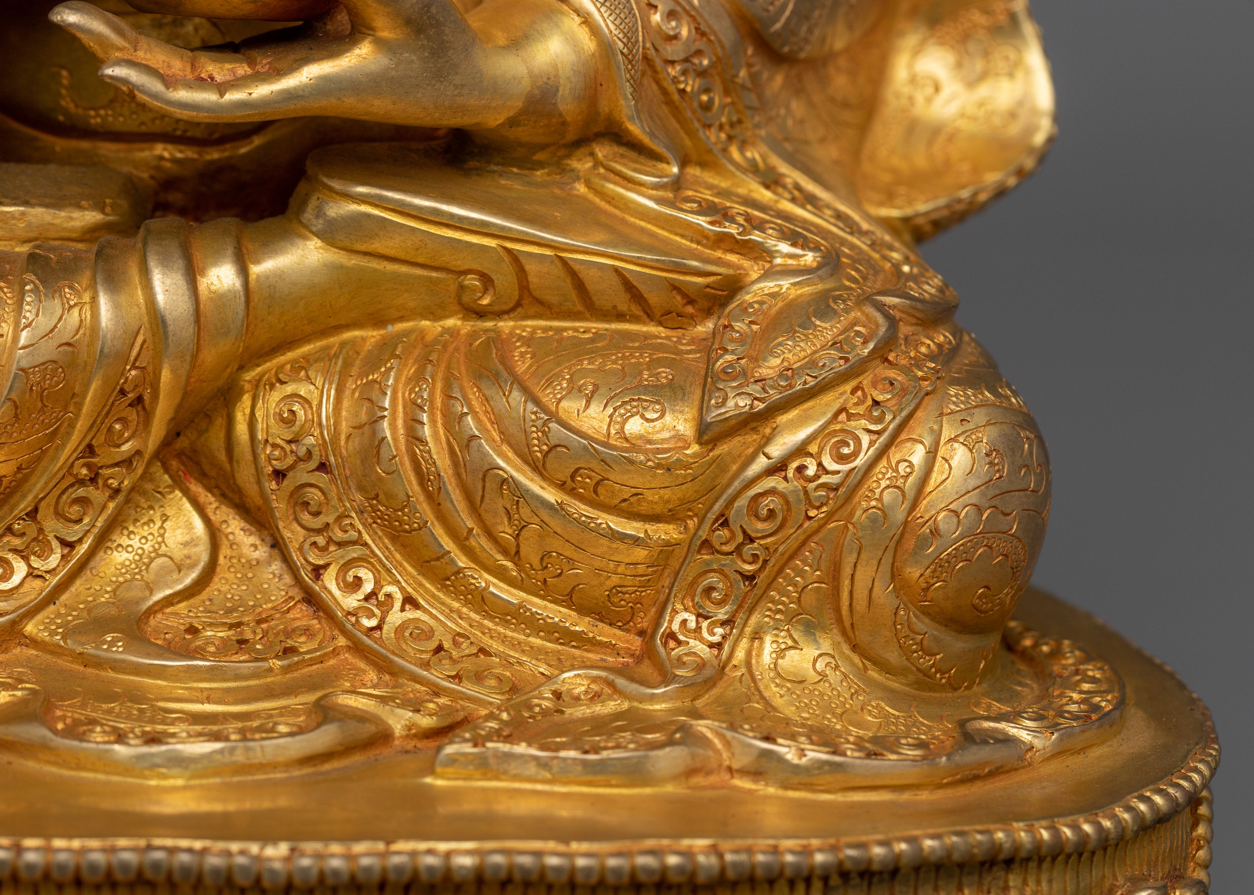 Guru Rinpoche Founder of Tibetan Buddhism Statue | Guru Padmasambhava Tibetan Tantric Master