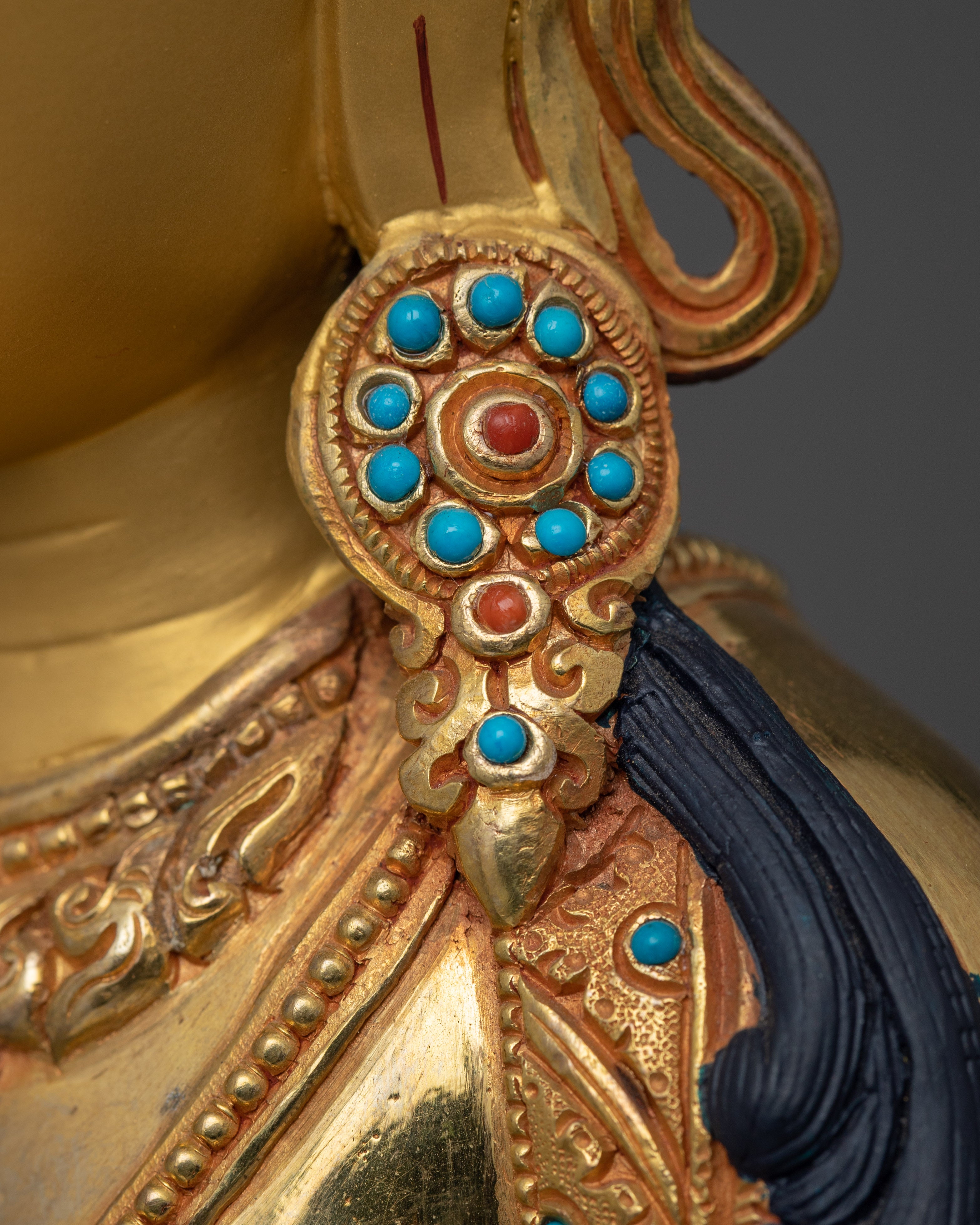 The Buddha of Boundless Life Amitayus Statue | Symbol of Immortality in 24K Gold