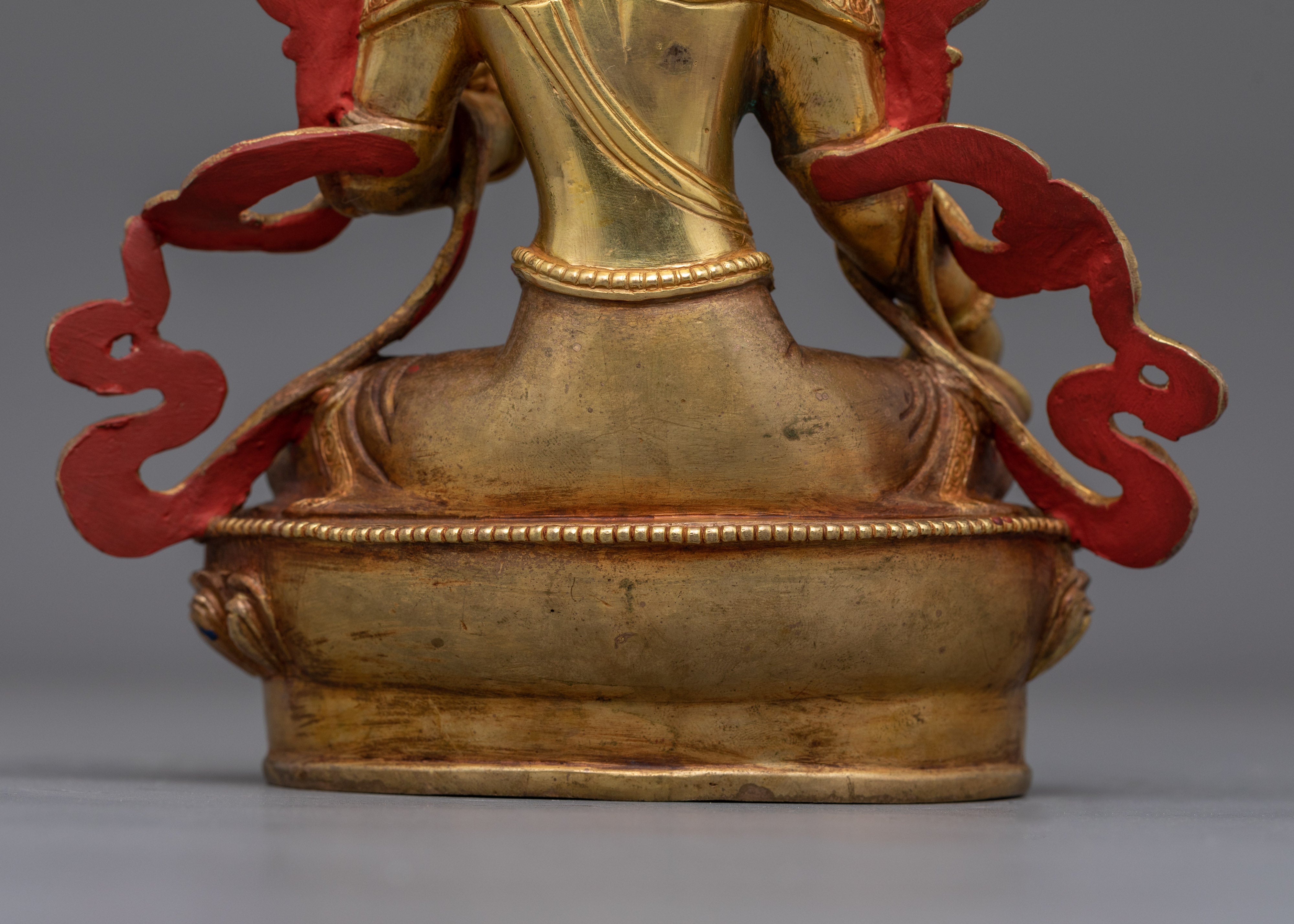 Handcrafted Liberation Goddess Green Tara Statue | The Compassionate Protector