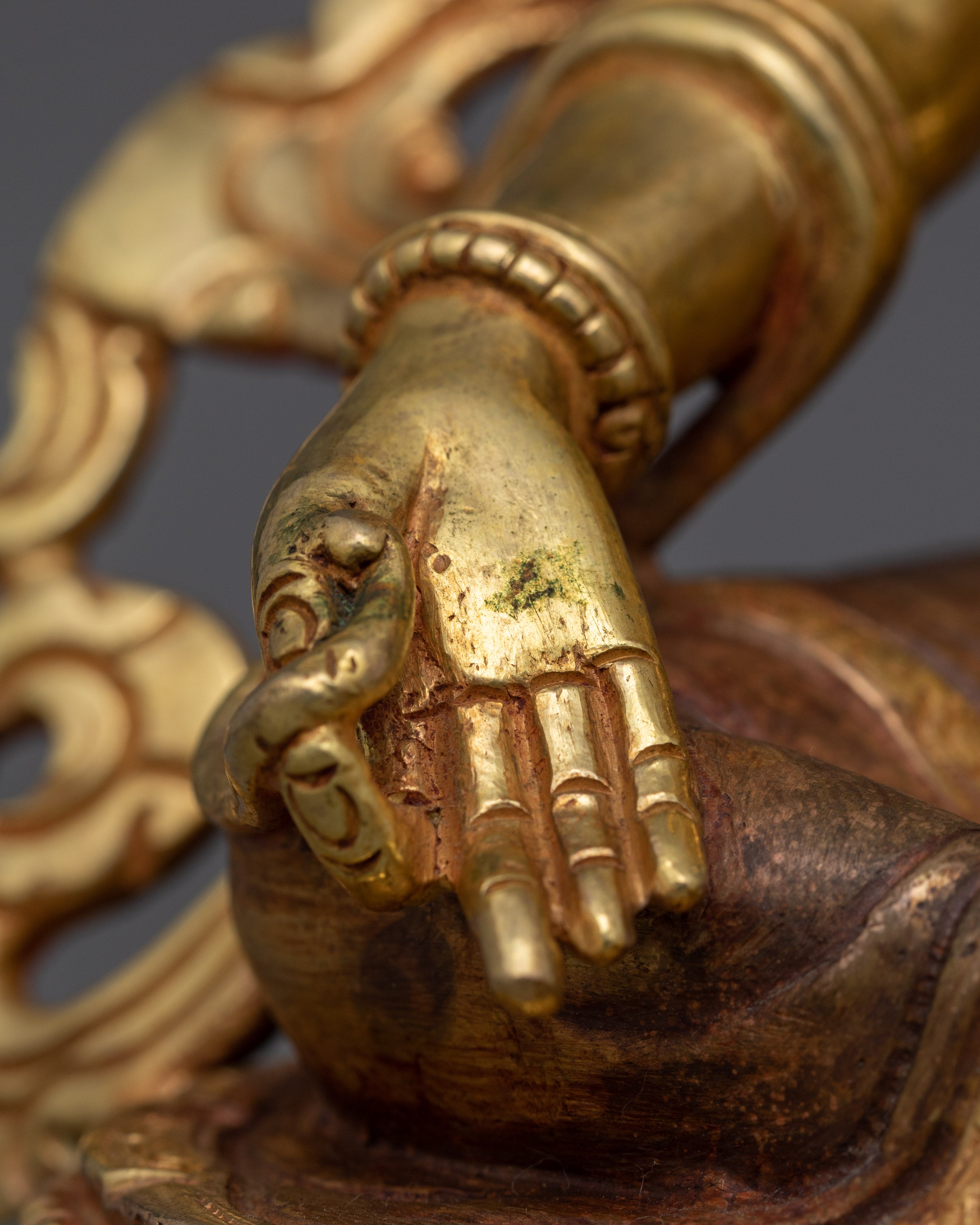 Handcrafted Liberation Goddess Green Tara Statue | The Compassionate Protector