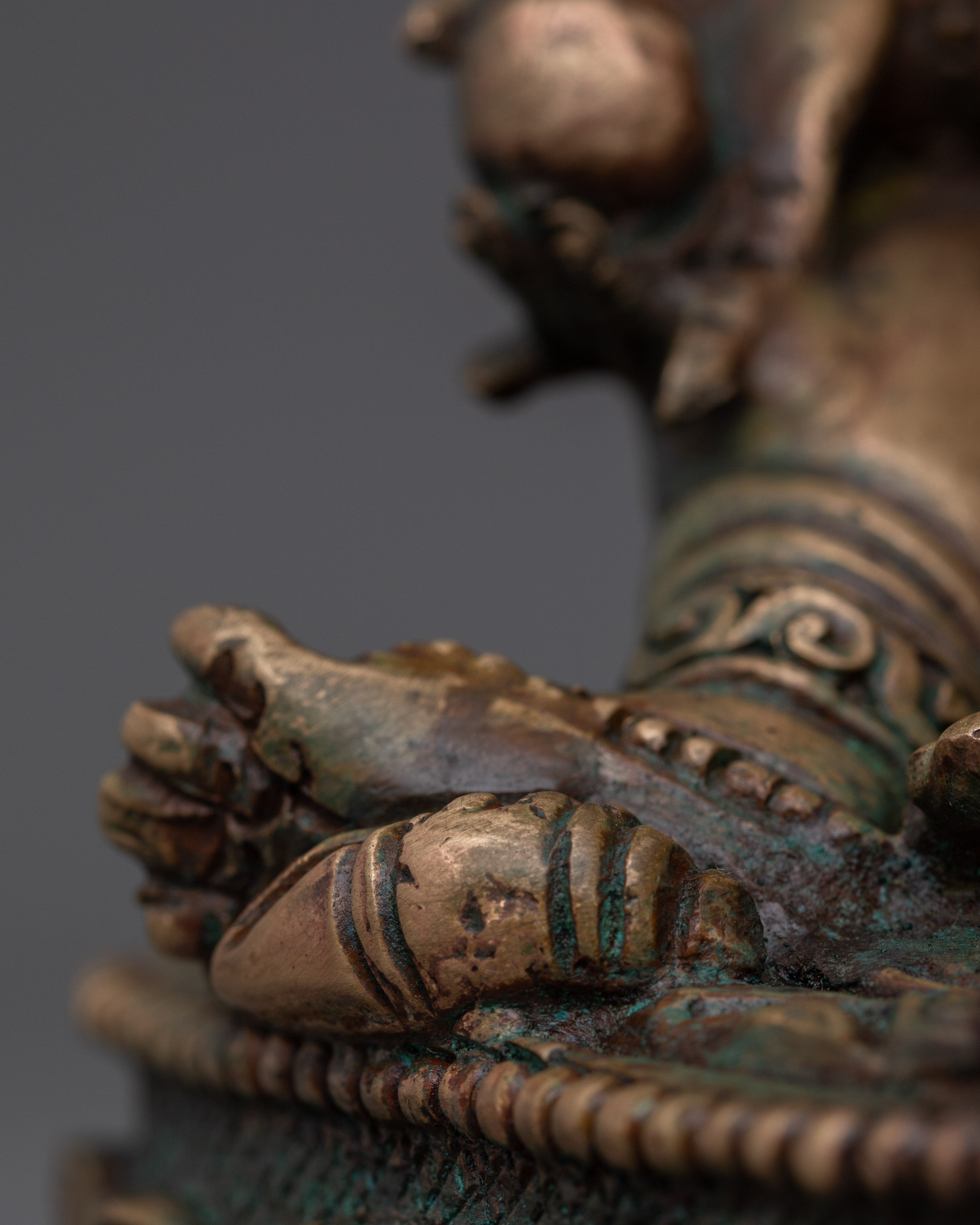 Tibetan Wealth God Dzambhala Sculpture | Buddha of abundance