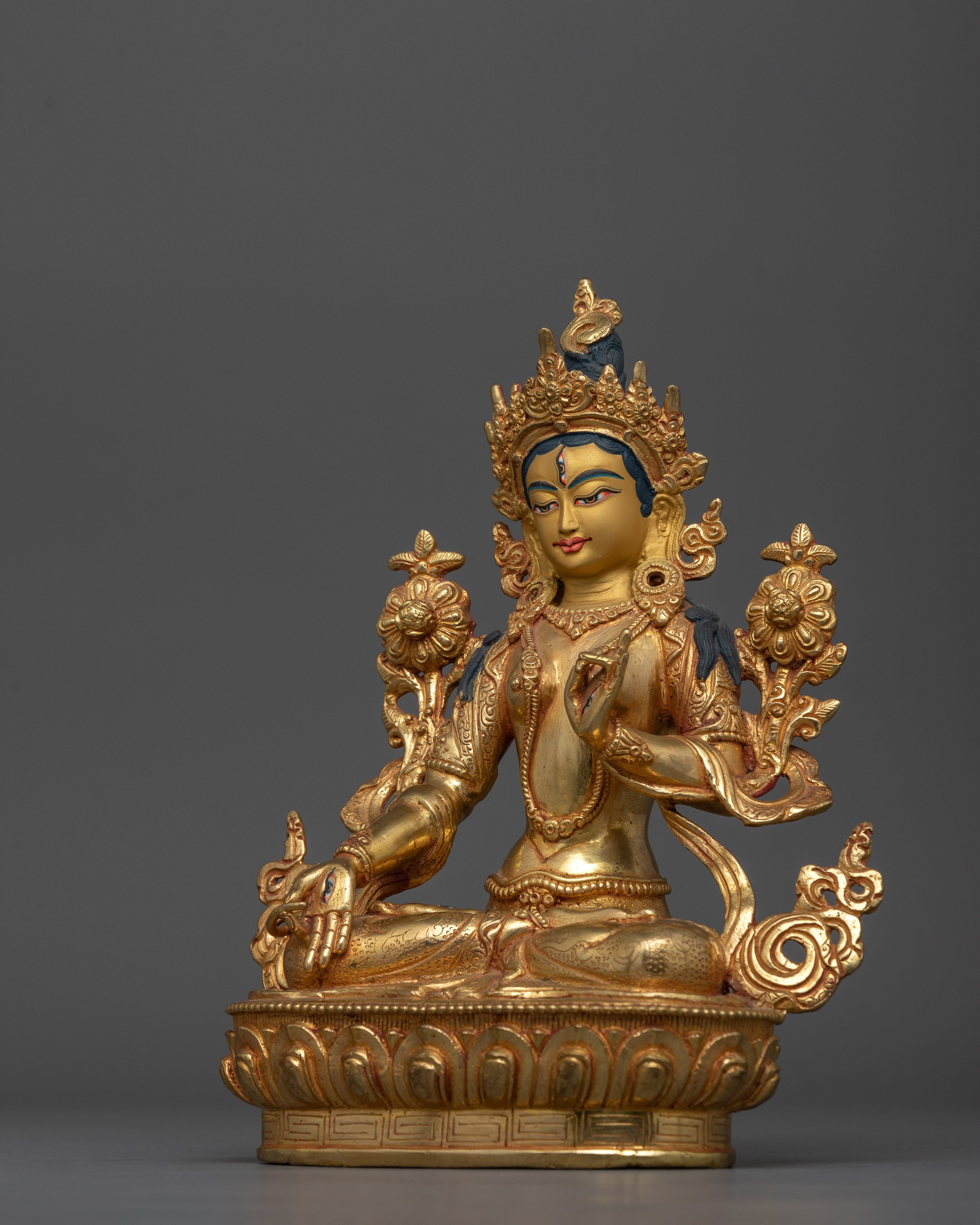 White Tara Buddhist Goddess Statue | Goddess of Health, Healing Compassion