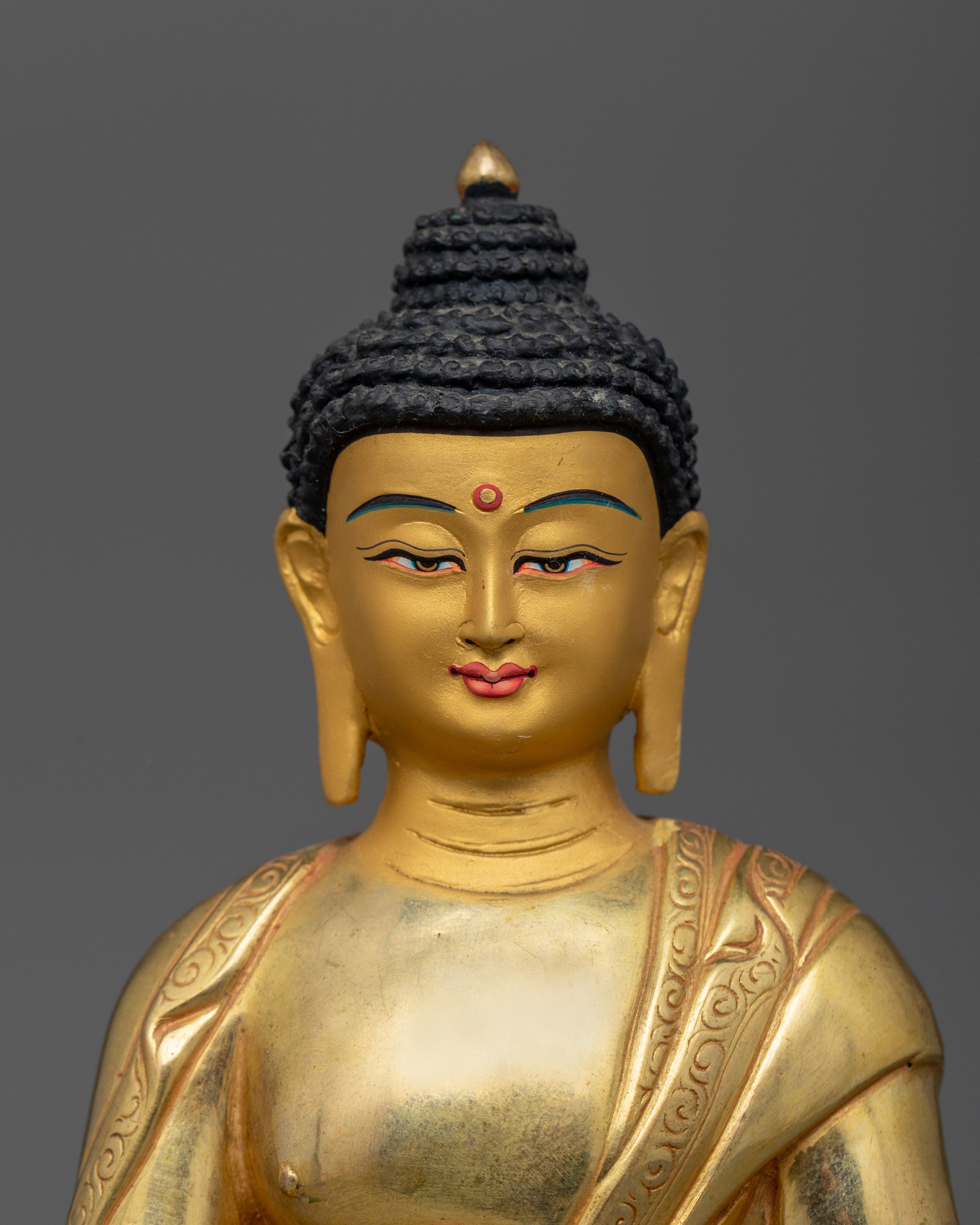 Historical Founder of Buddhism Shakyamuni Buddha Statue | The Enlightened Buddhist Master