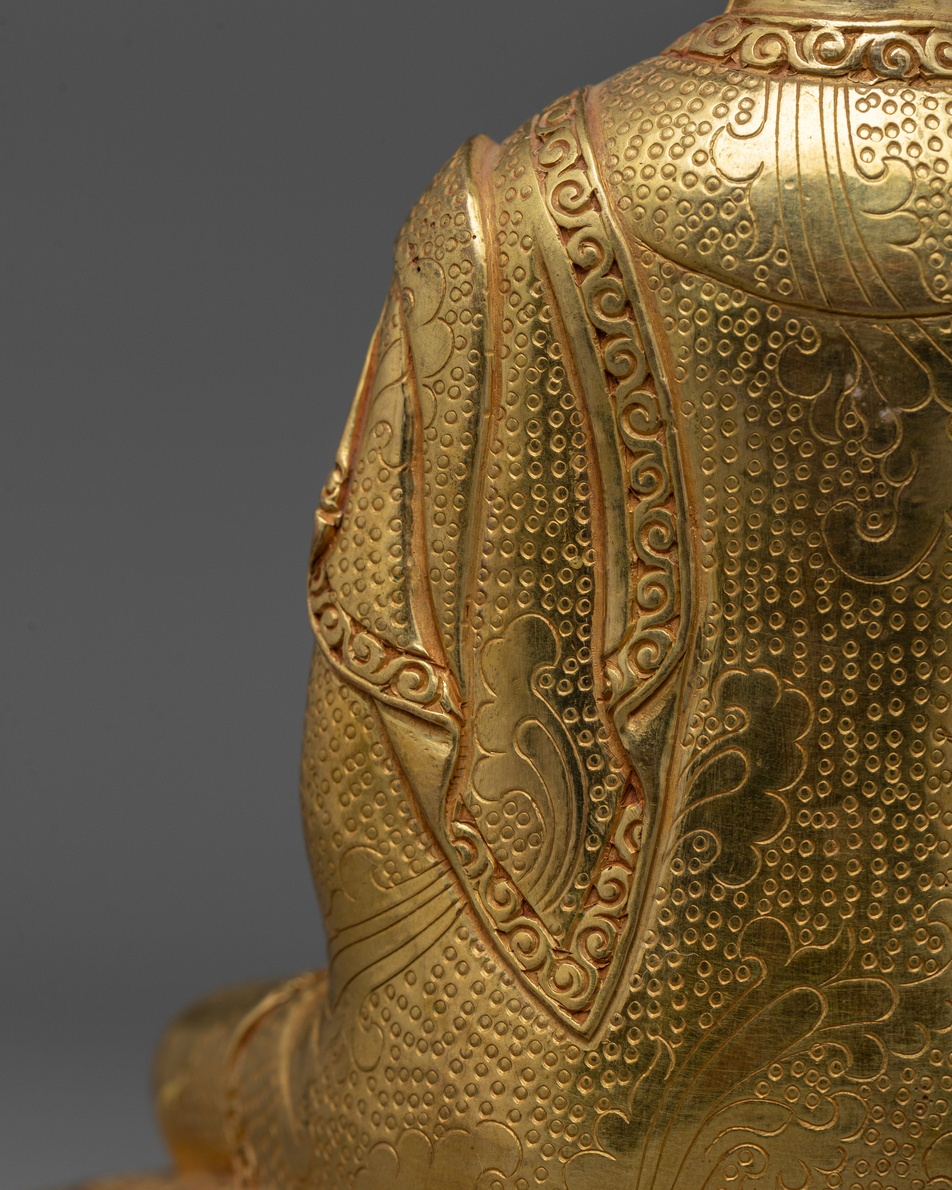 Enlightened Buddhist Meditation Shakyamuni Buddha Figurine | The Historical Founder of Buddhism