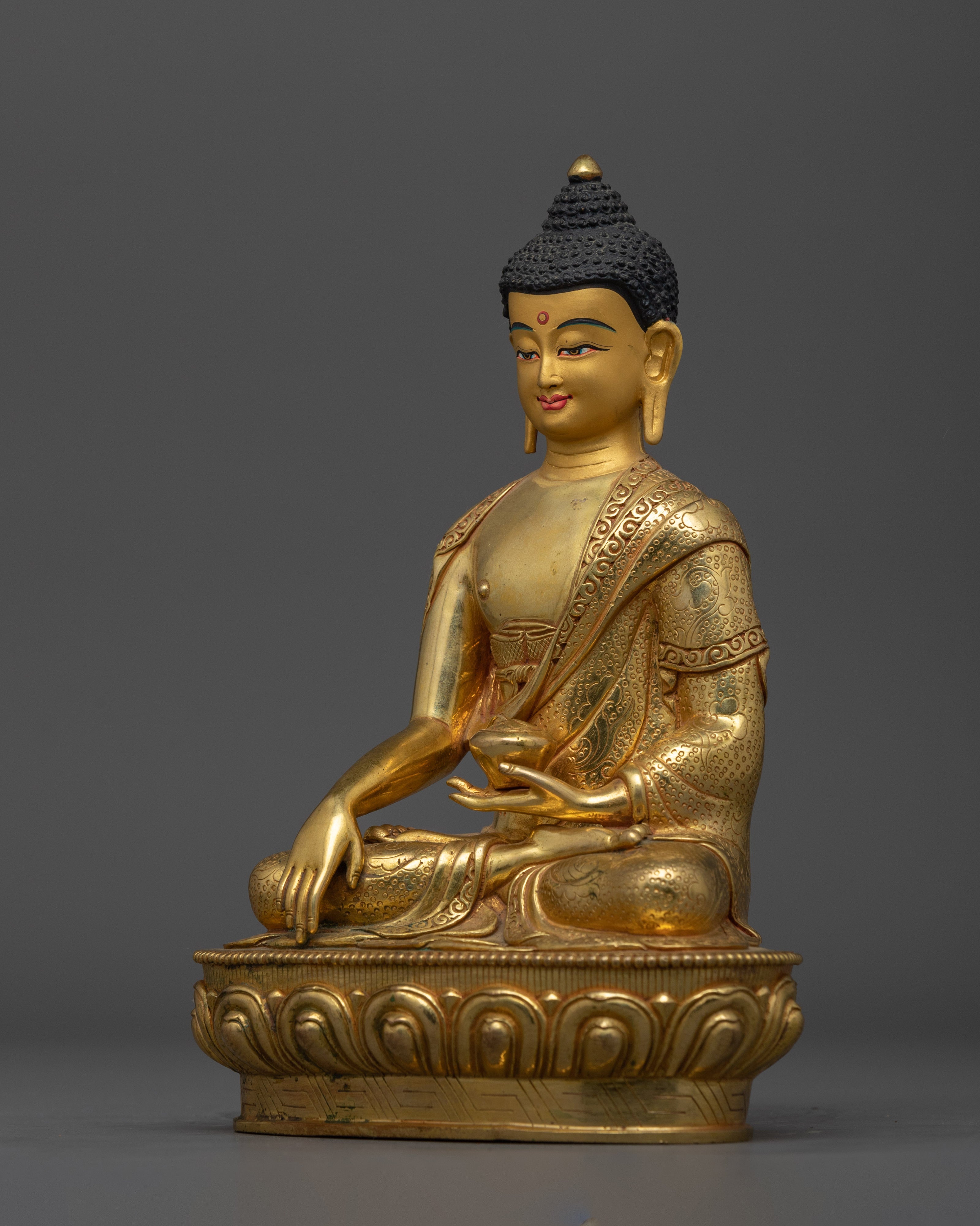 Enlightened Buddhist Meditation Shakyamuni Buddha Figurine | The Historical Founder of Buddhism