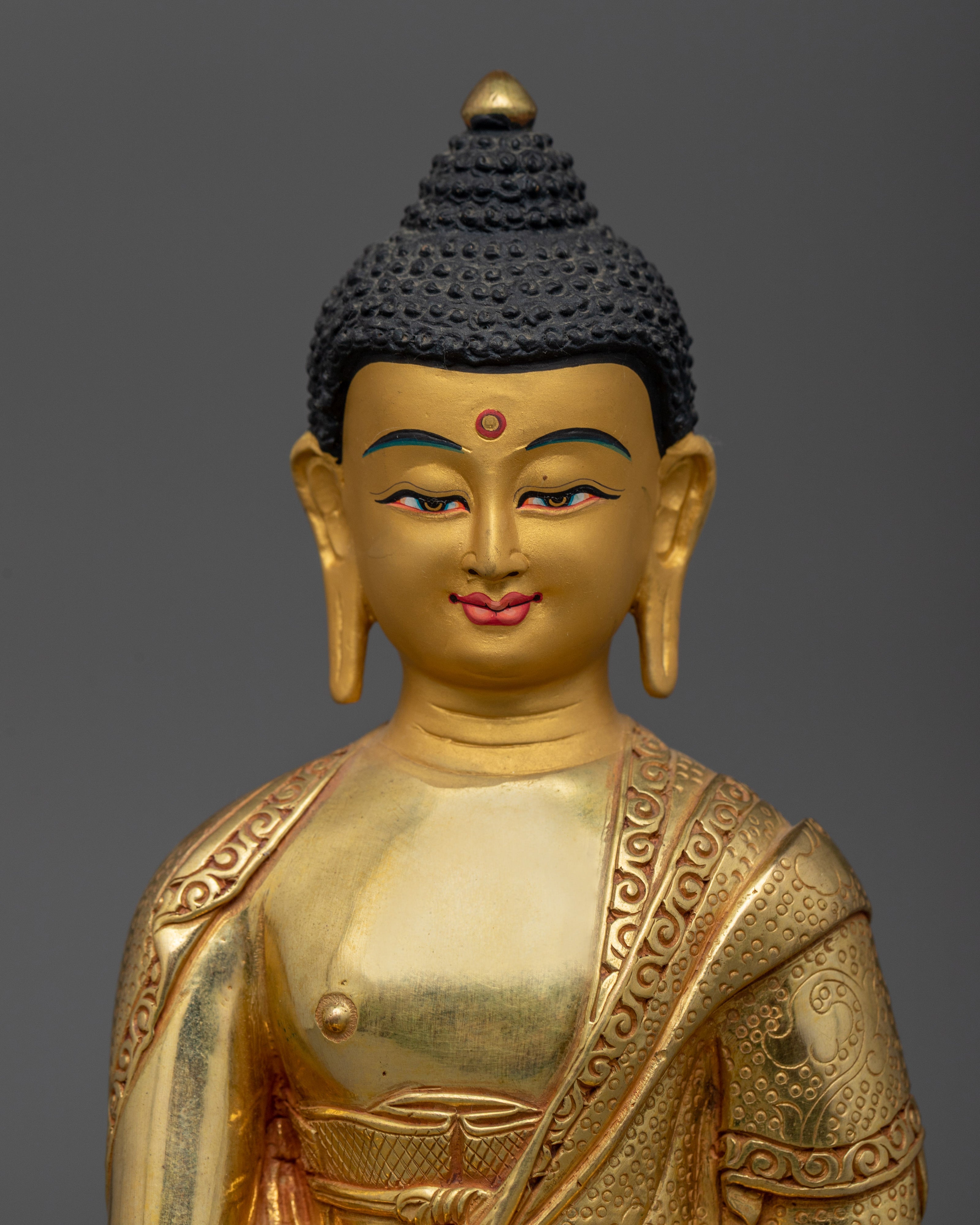 Enlightened Buddhist Meditation Shakyamuni Buddha Figurine | The Historical Founder of Buddhism