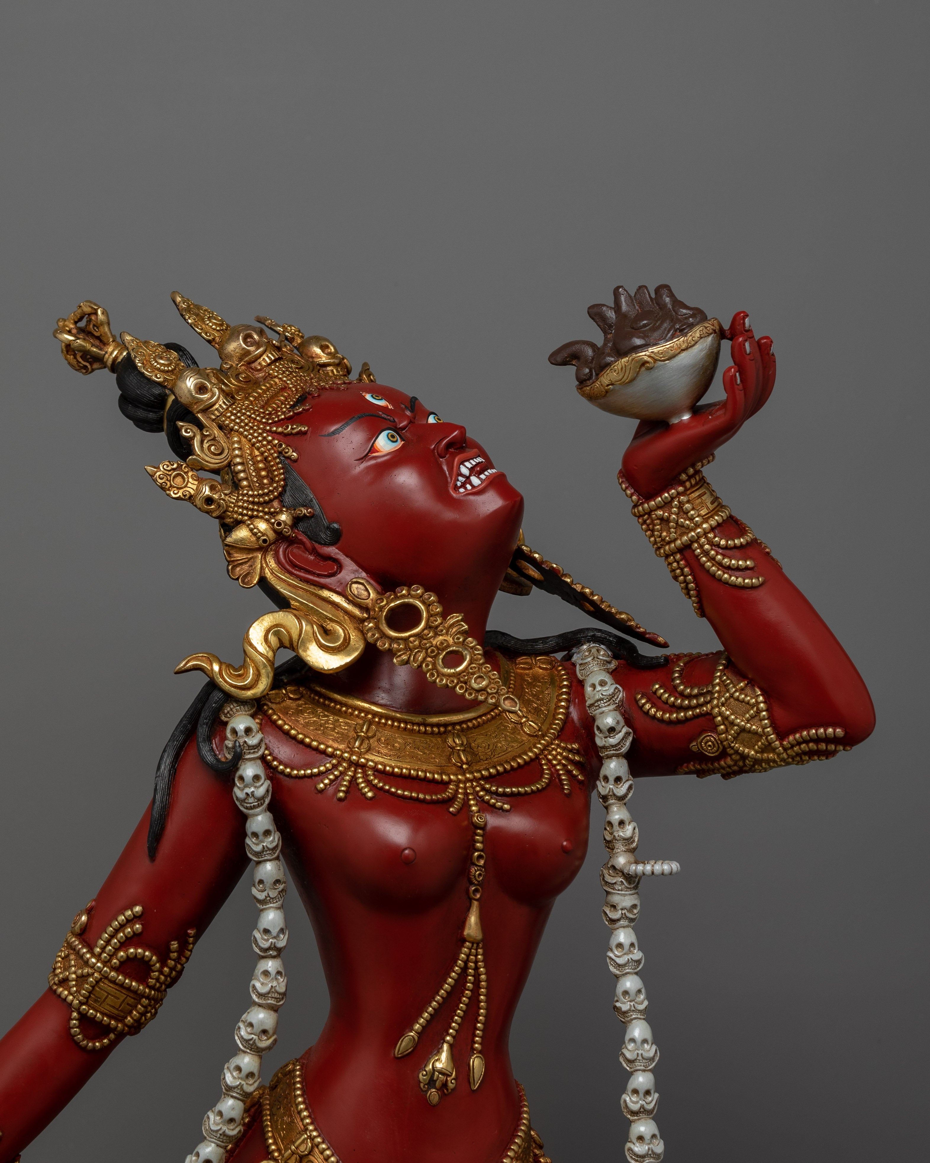 Vajrayogini The Red Dakini Sculpture | Handmade Buddhist Himalayan Artwork