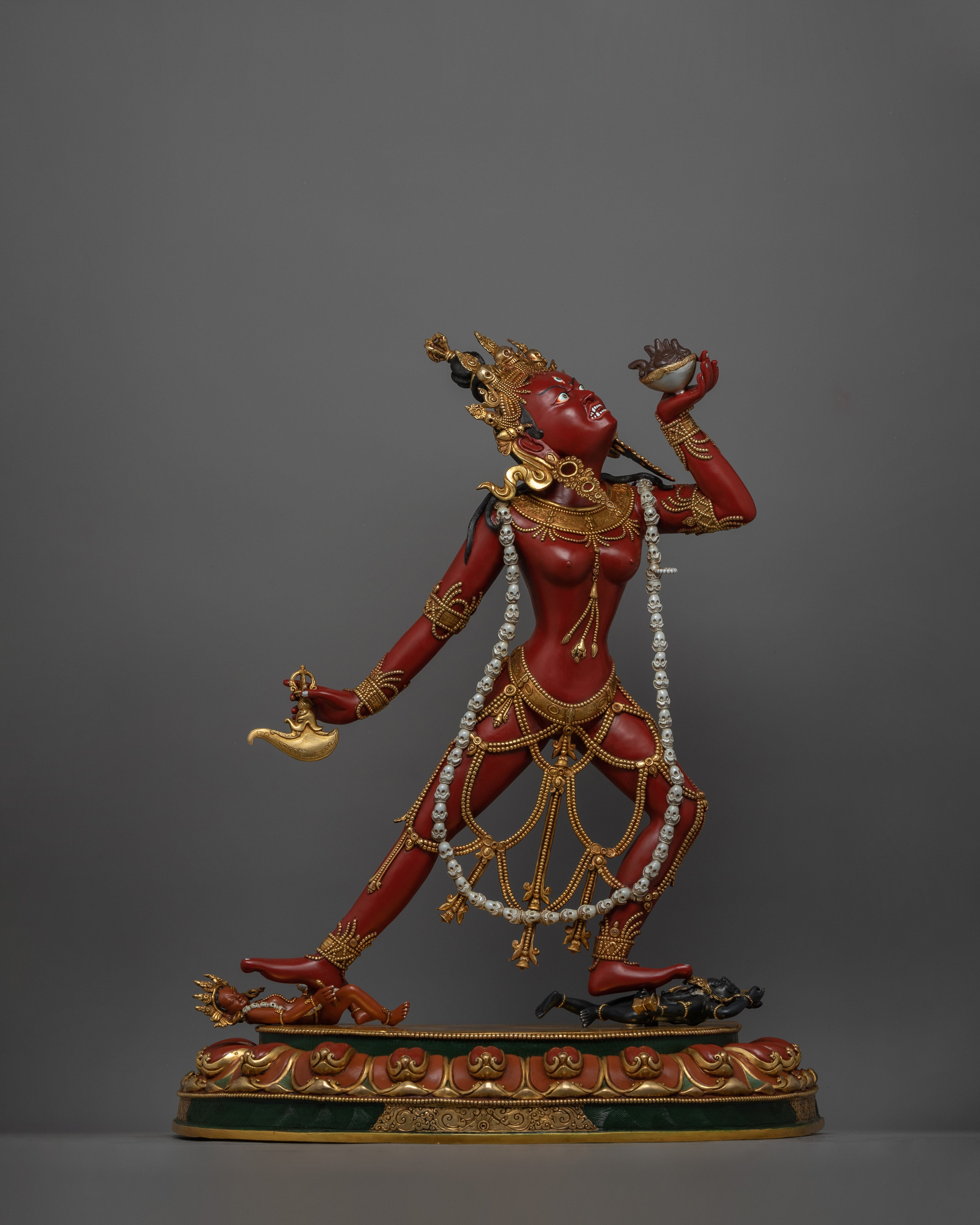 Vajrayogini The Red Dakini Sculpture | Handmade Buddhist Himalayan Artwork