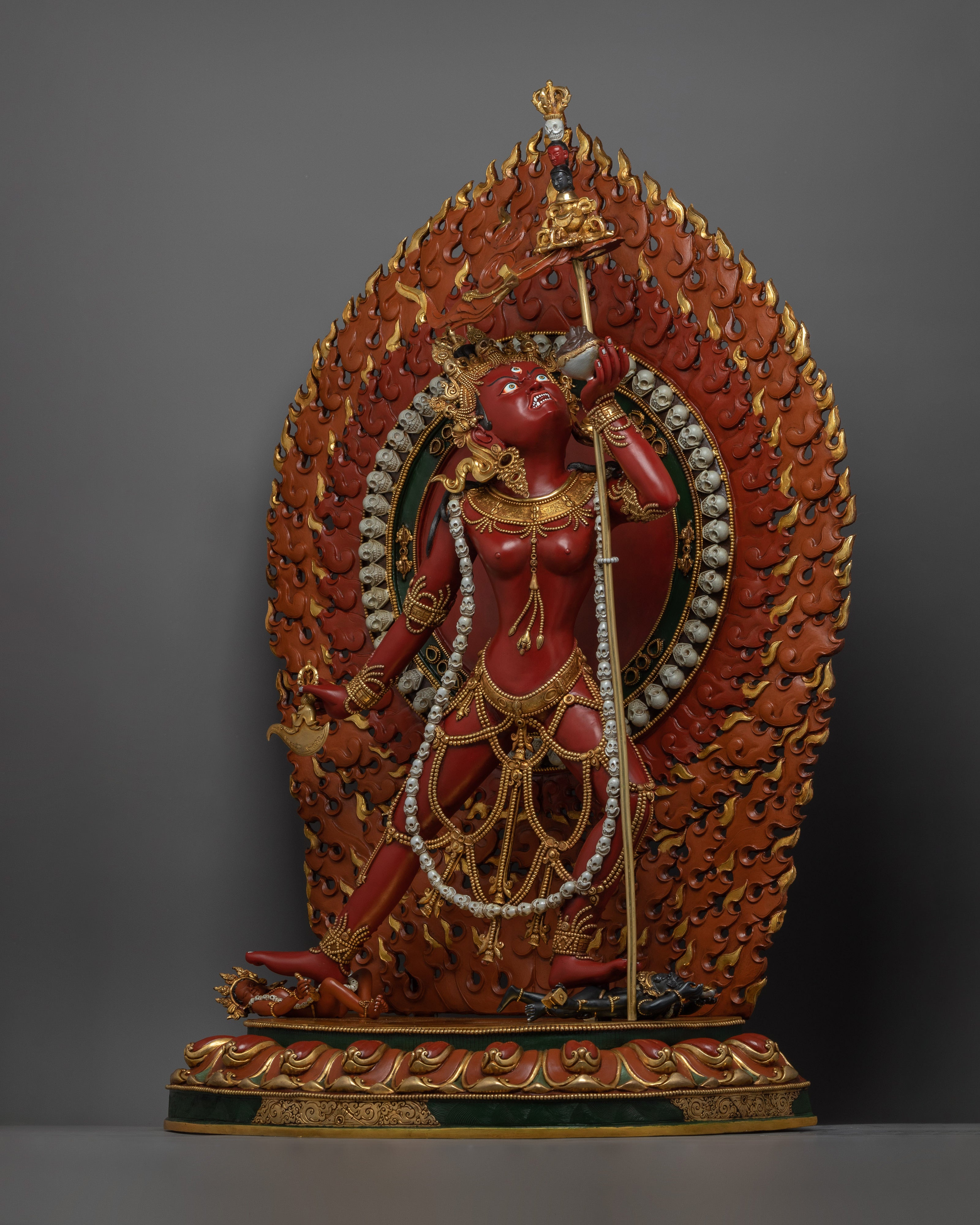 Vajrayogini The Red Dakini Sculpture | Handmade Buddhist Himalayan Artwork