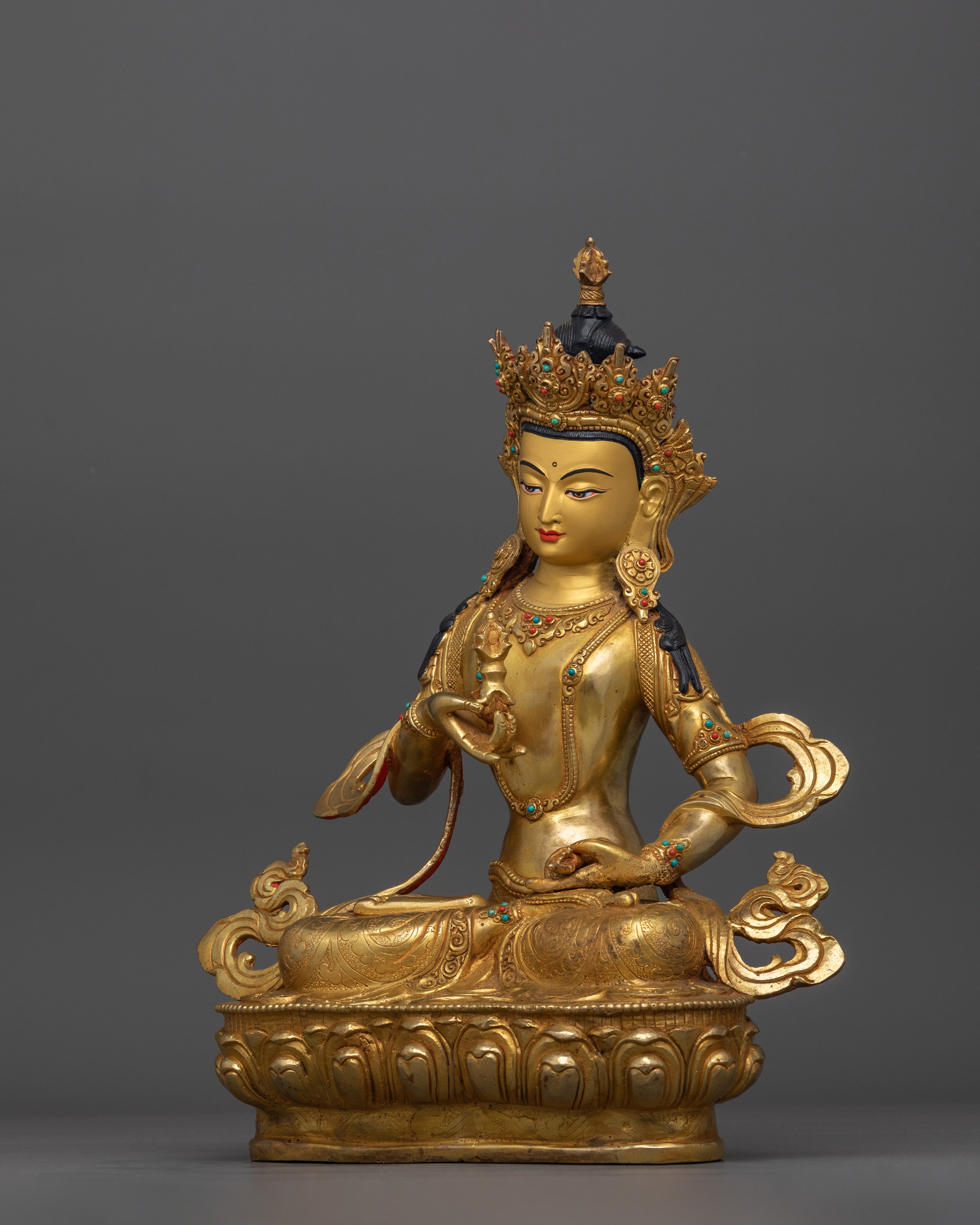 The Diamond Being Vajrasattva Statue for Spiritual Purification | Sacred Shrine Decor