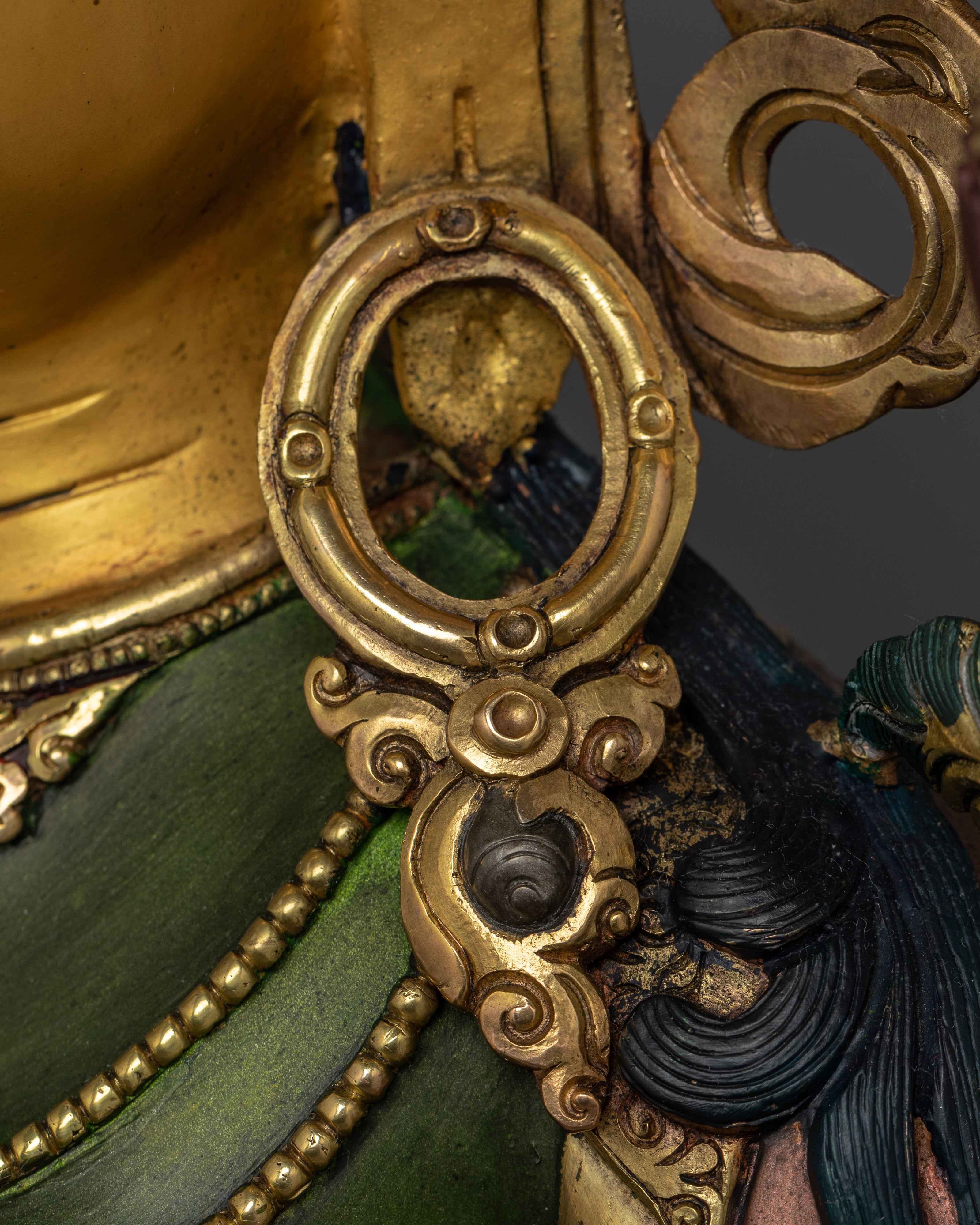 Healing Buddhist Deity Green Tara Figurine | The Compassionate Protector