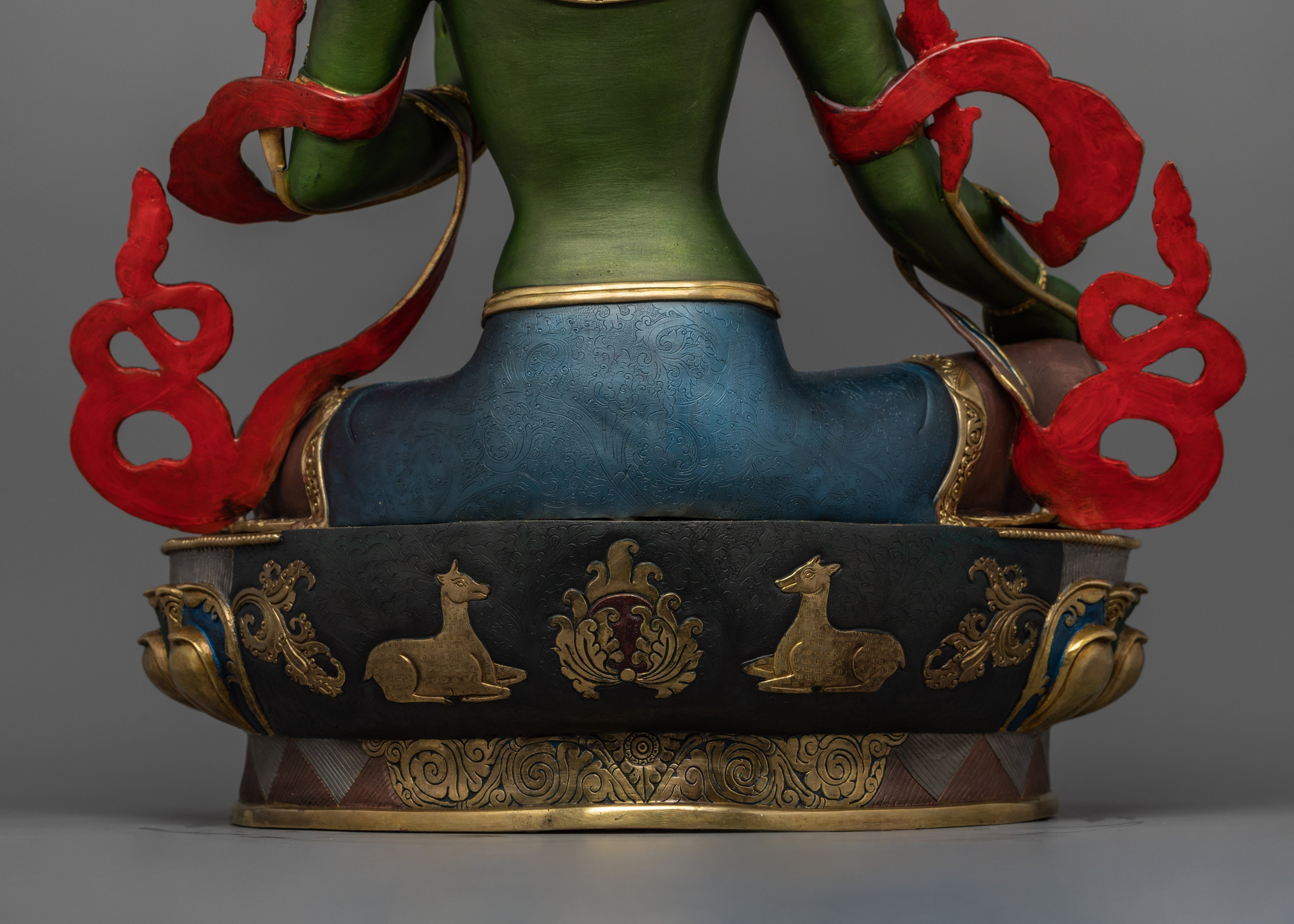 Healing Buddhist Deity Green Tara Figurine | The Compassionate Protector