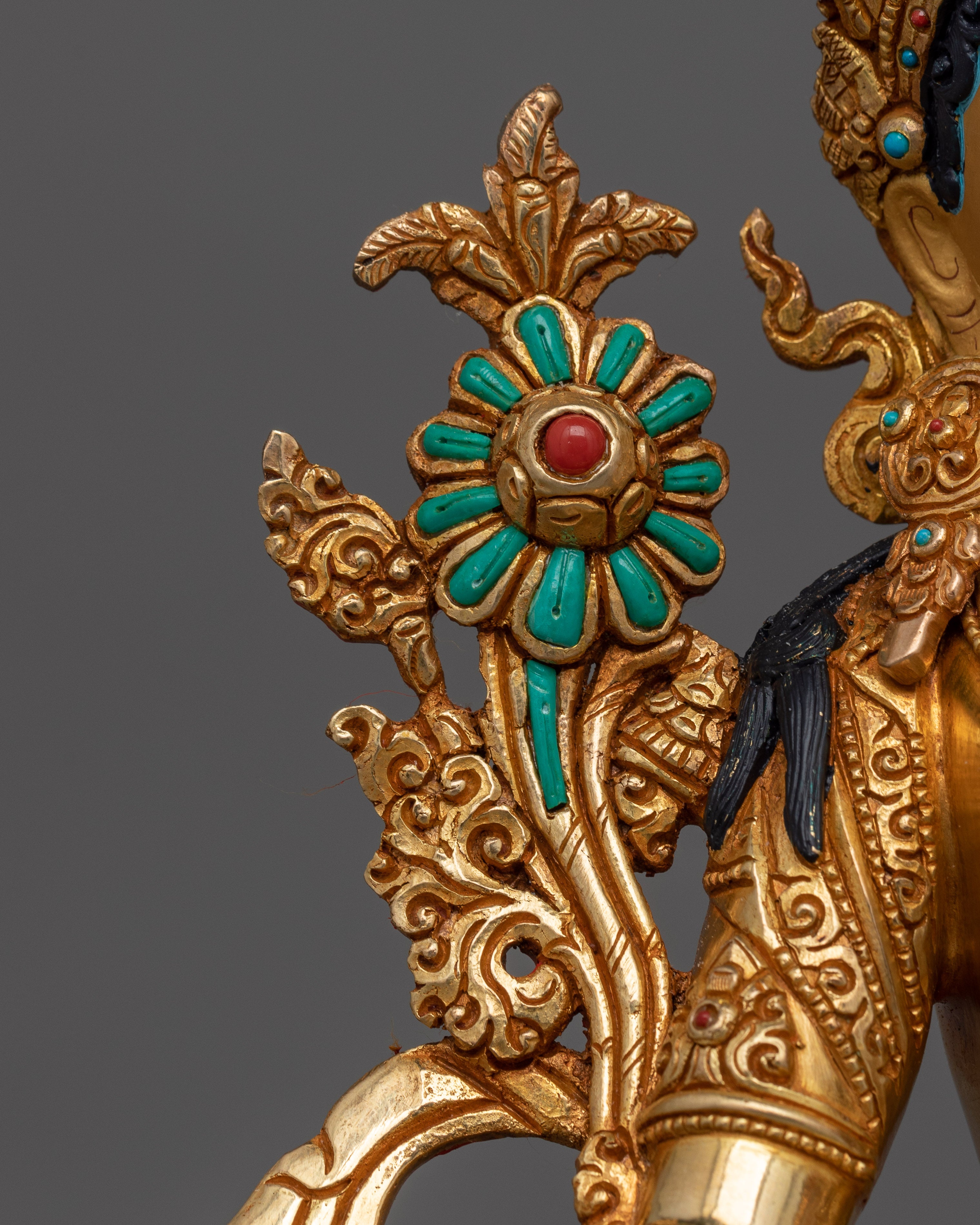 Buddhist Goddess Green Tara Sculpture | Mother of Liberation