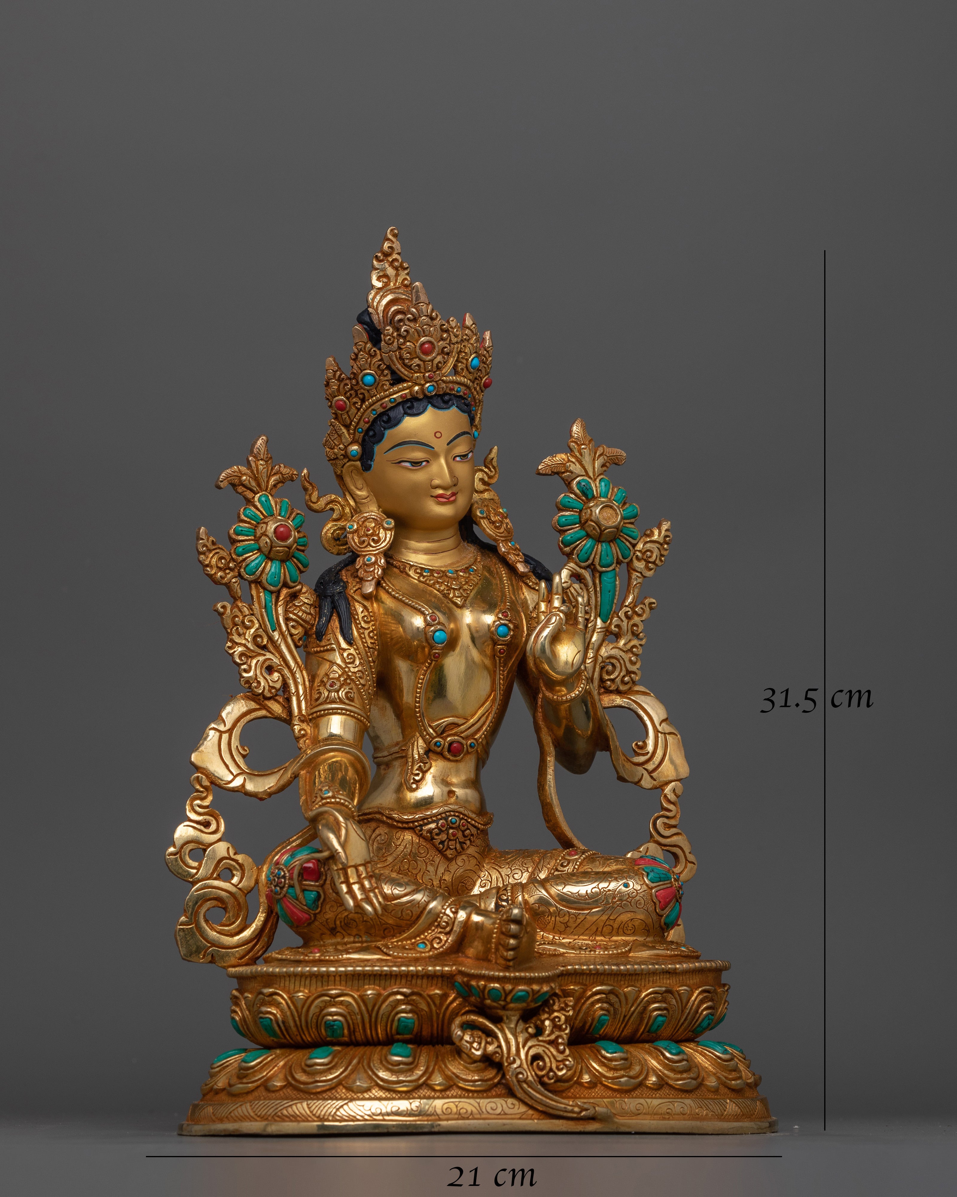 buddhist-goddess-green-tara-sculpture