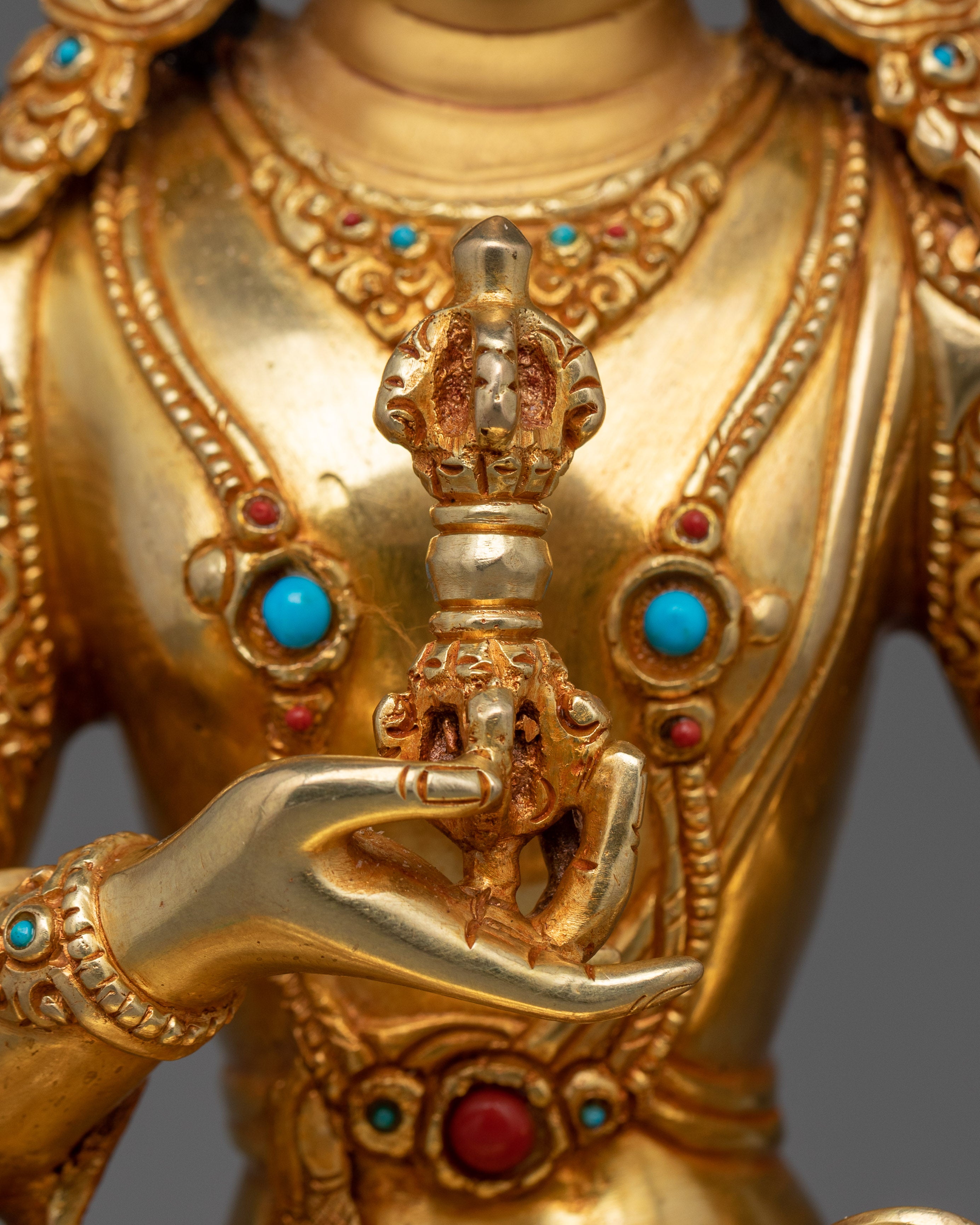 Himalayan Sacred Vajrasattva Sculpture | The Embodiment of Purity and Wisdom