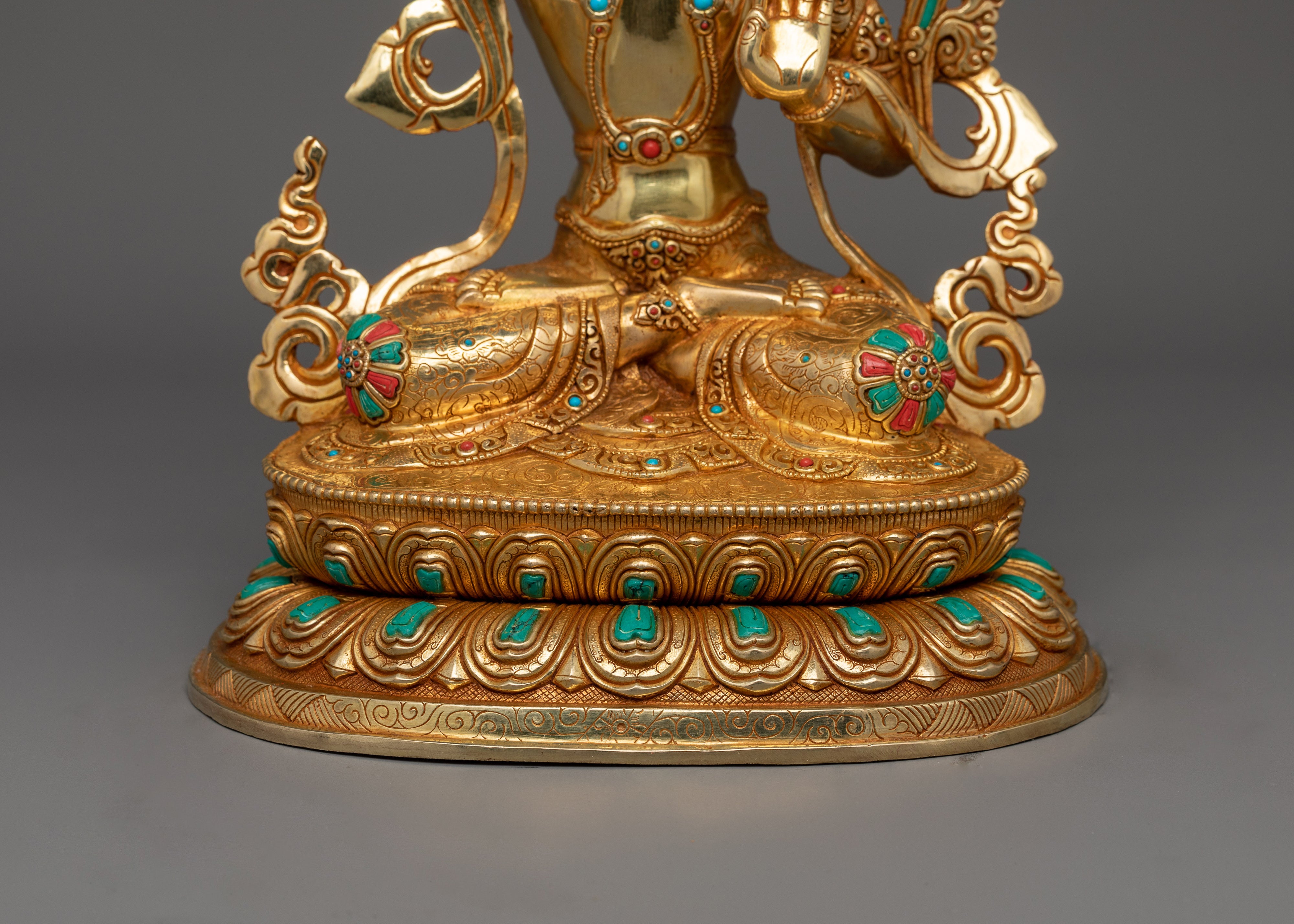 Spiritual Deity Manjughosa Statue (Manjushri) | The Bodhisattva of Wisdom