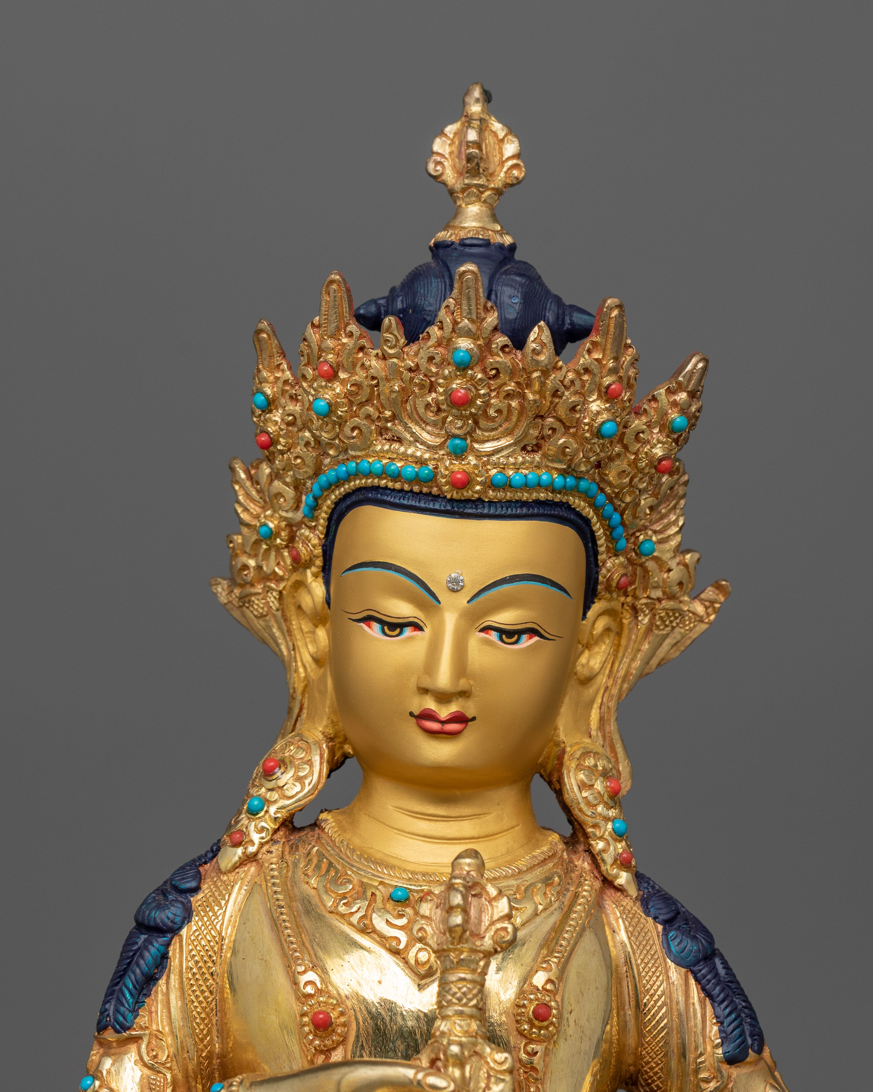 Tibetan Dorje Sempa Sculpture Deity of Purification | Sacred Buddhist Shrine Decor