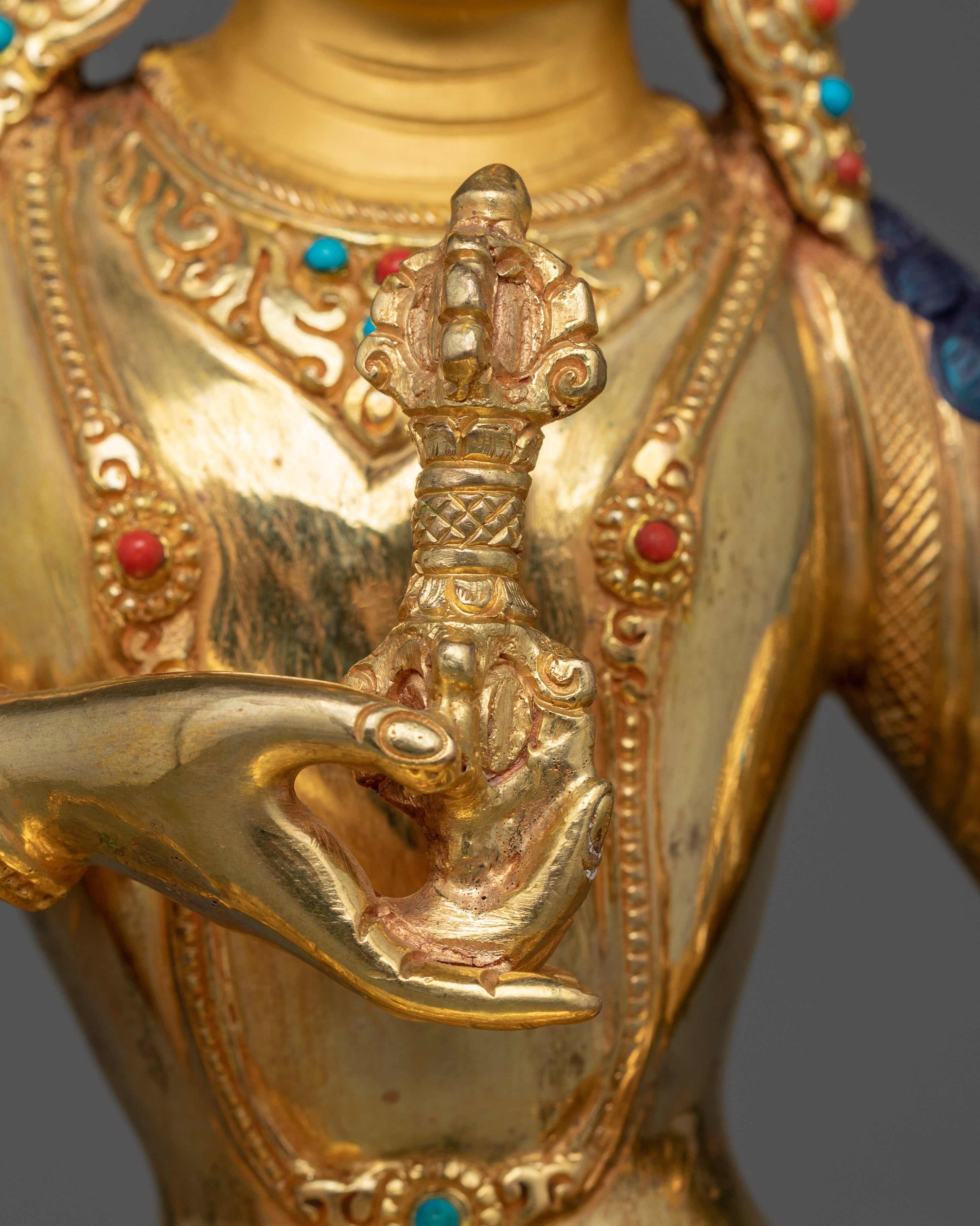 Tibetan Dorje Sempa Sculpture Deity of Purification | Sacred Buddhist Shrine Decor