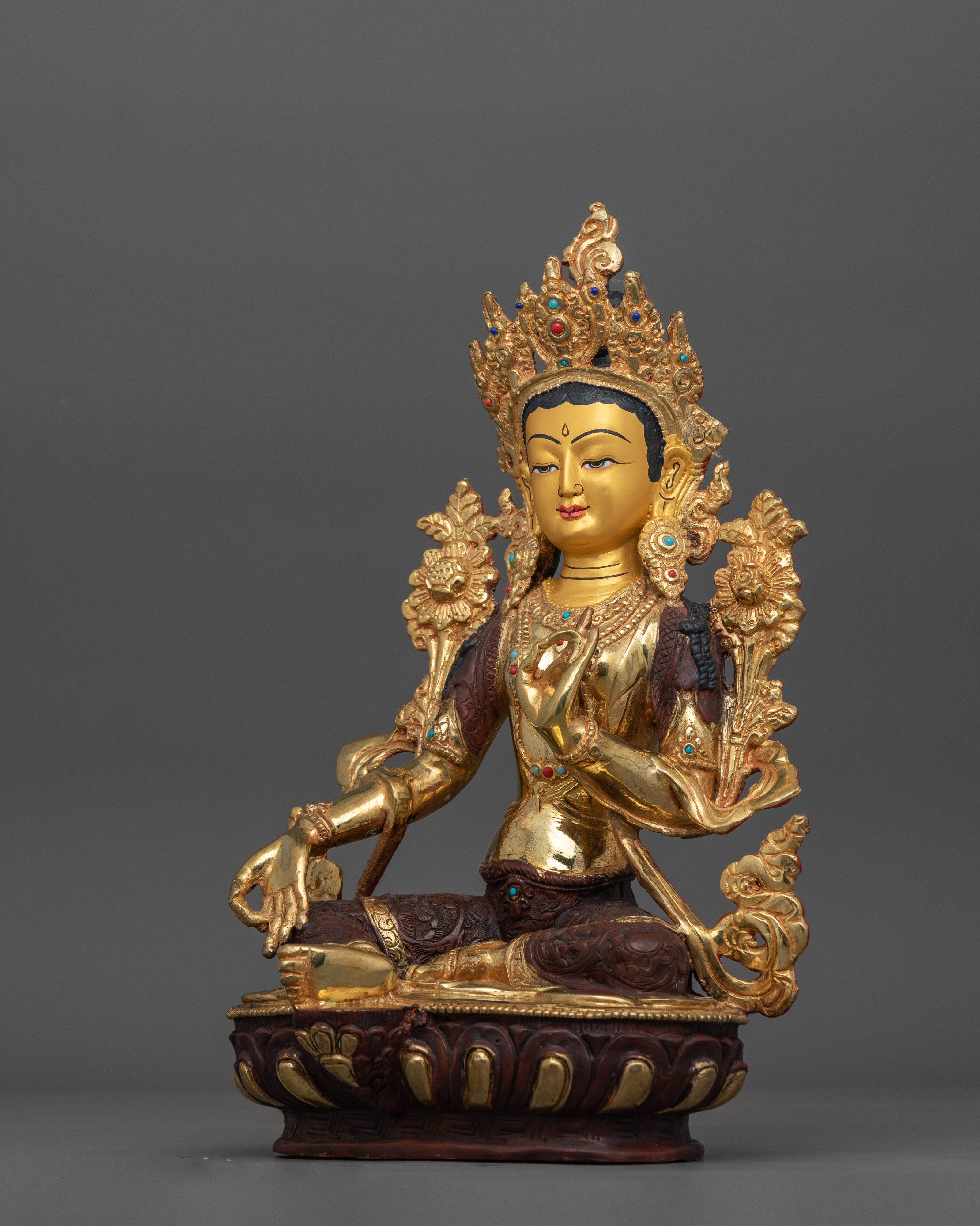 Jetsun Dolma Buddhist Goddess Statue | Compassionate Liberator for Spiritual Practice and Decor
