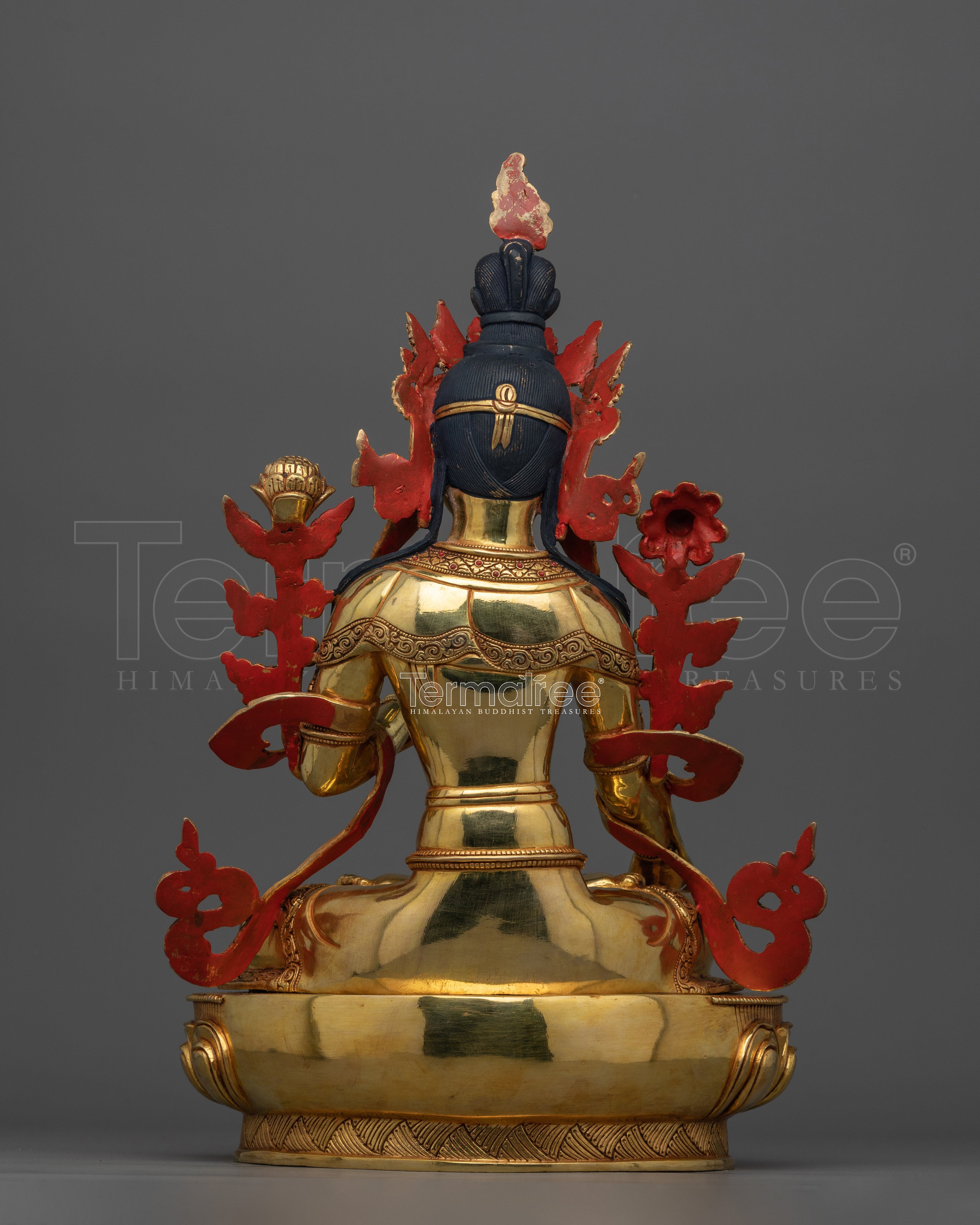 White Tara Bodhisattva with Seven Eyes Deity Statue | Goddess of Compassion
